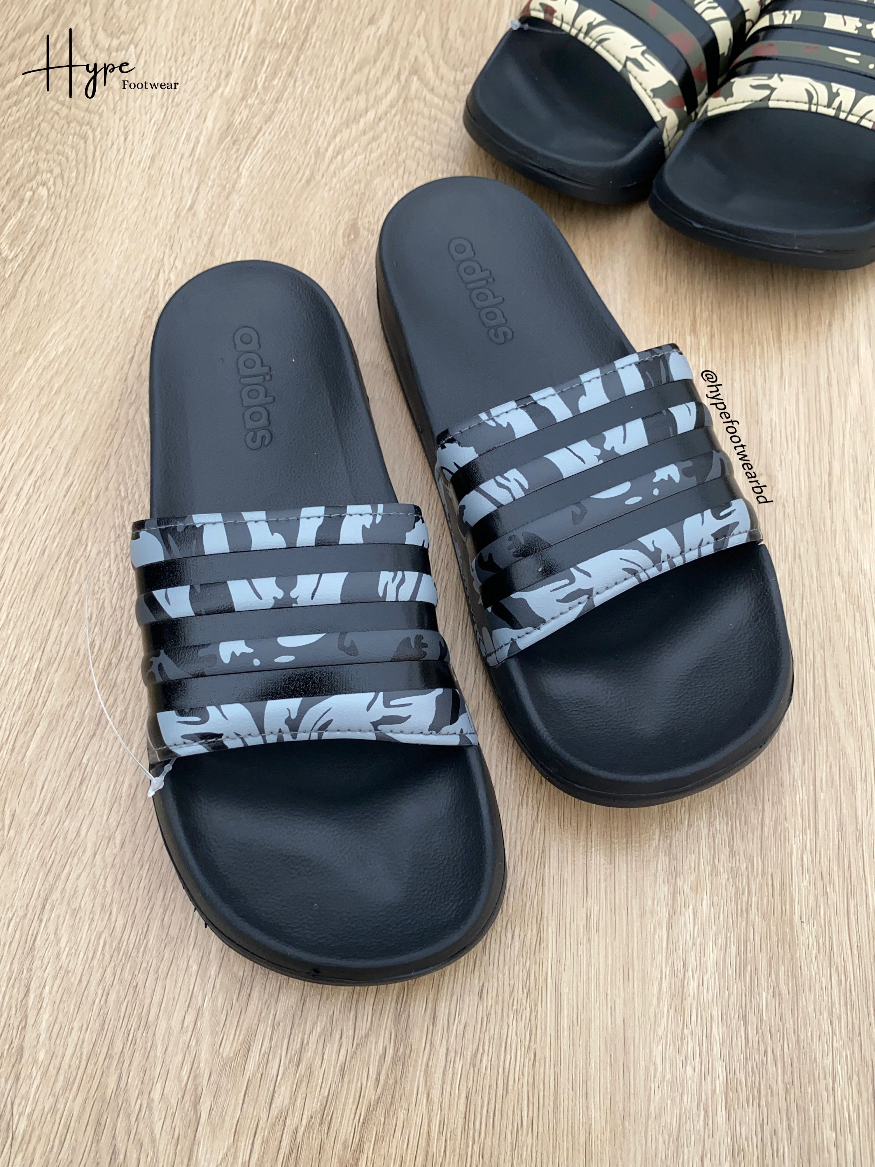 Adidas Adilette Cloudfoam Comfort Slide “Grey Camo”_img_0