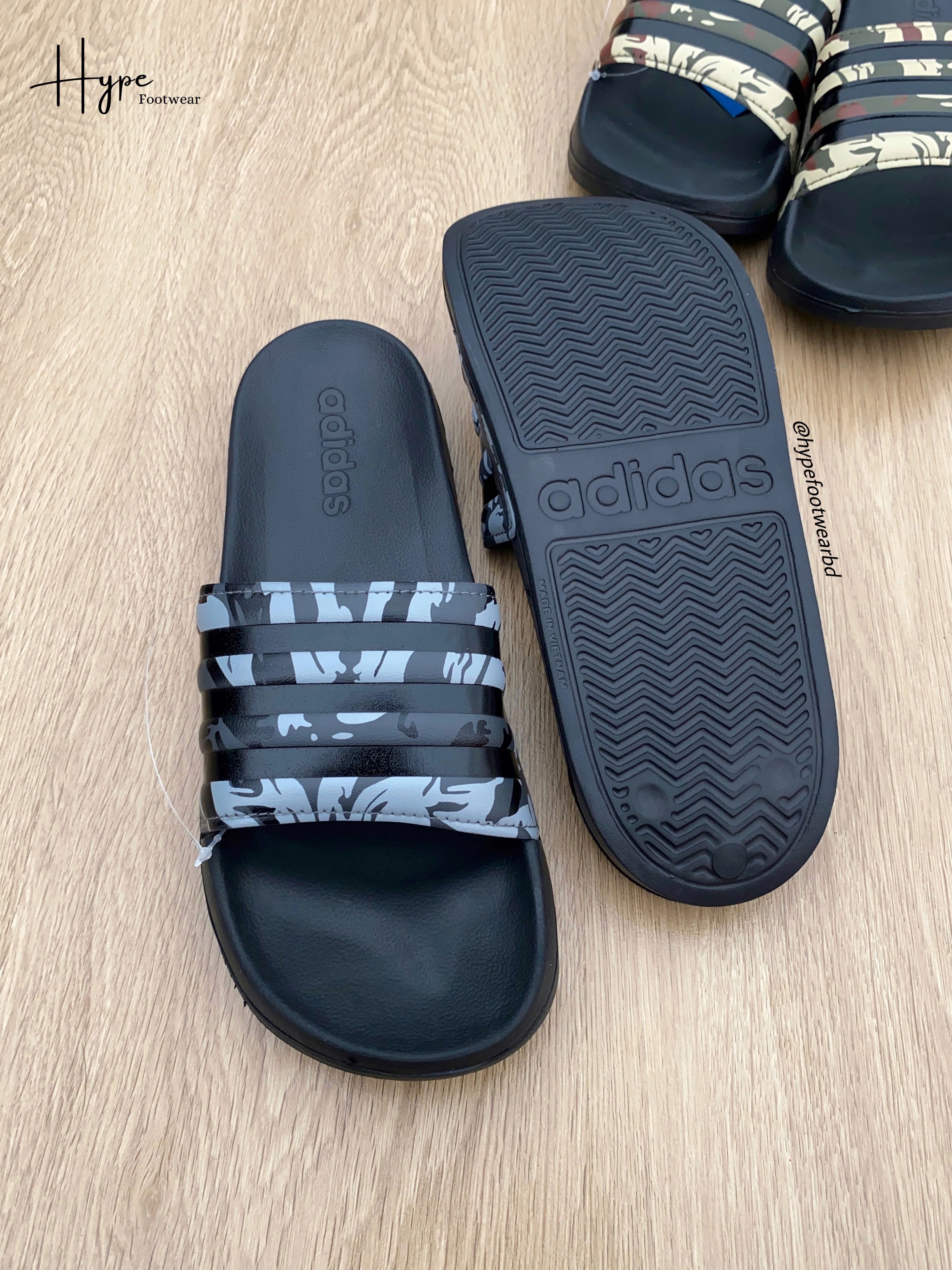 Adidas Adilette Cloudfoam Comfort Slide “Grey Camo”_img_2