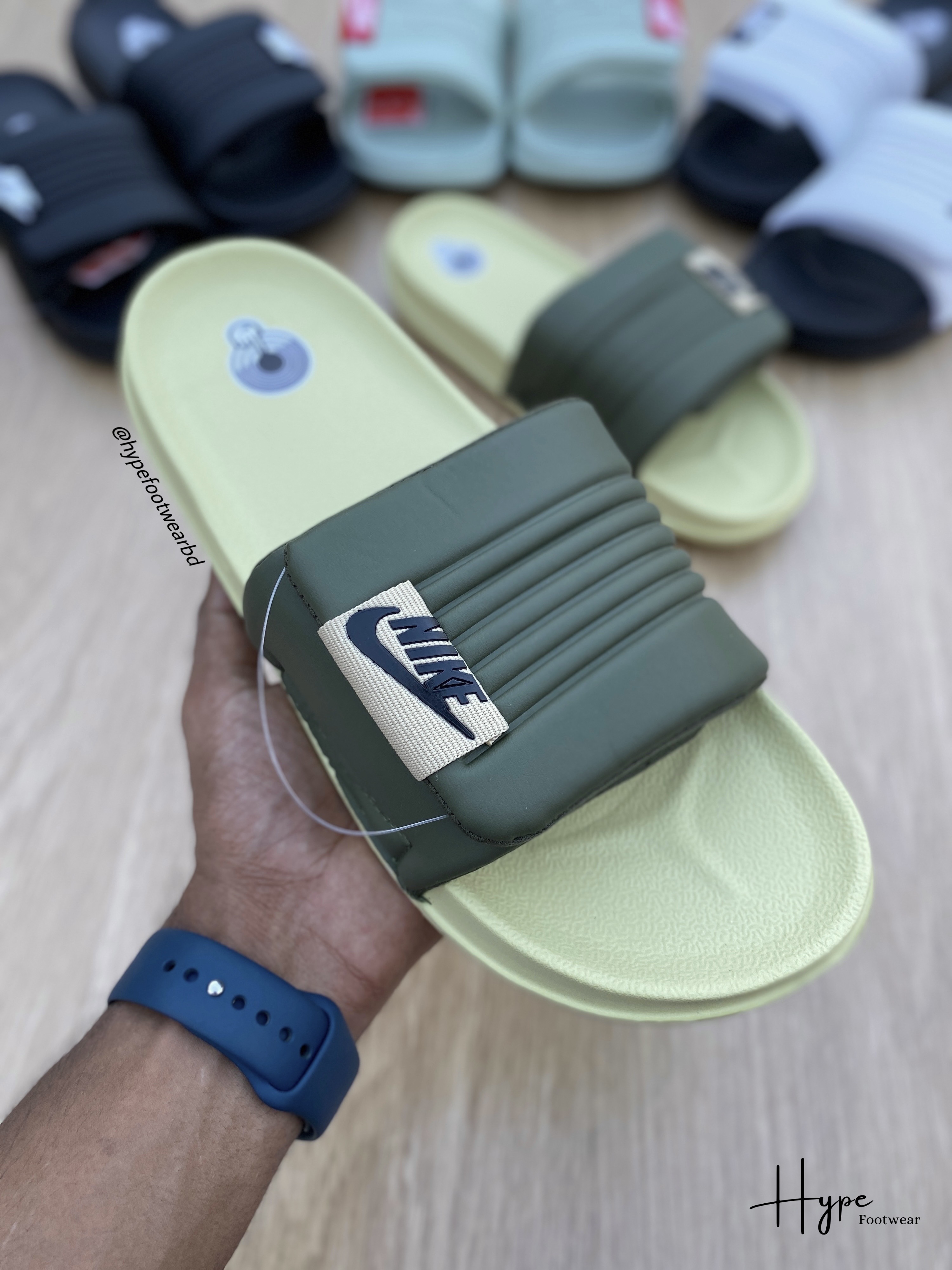 Nike Offcourt Adjust Slide (Green) 1:1_img_0