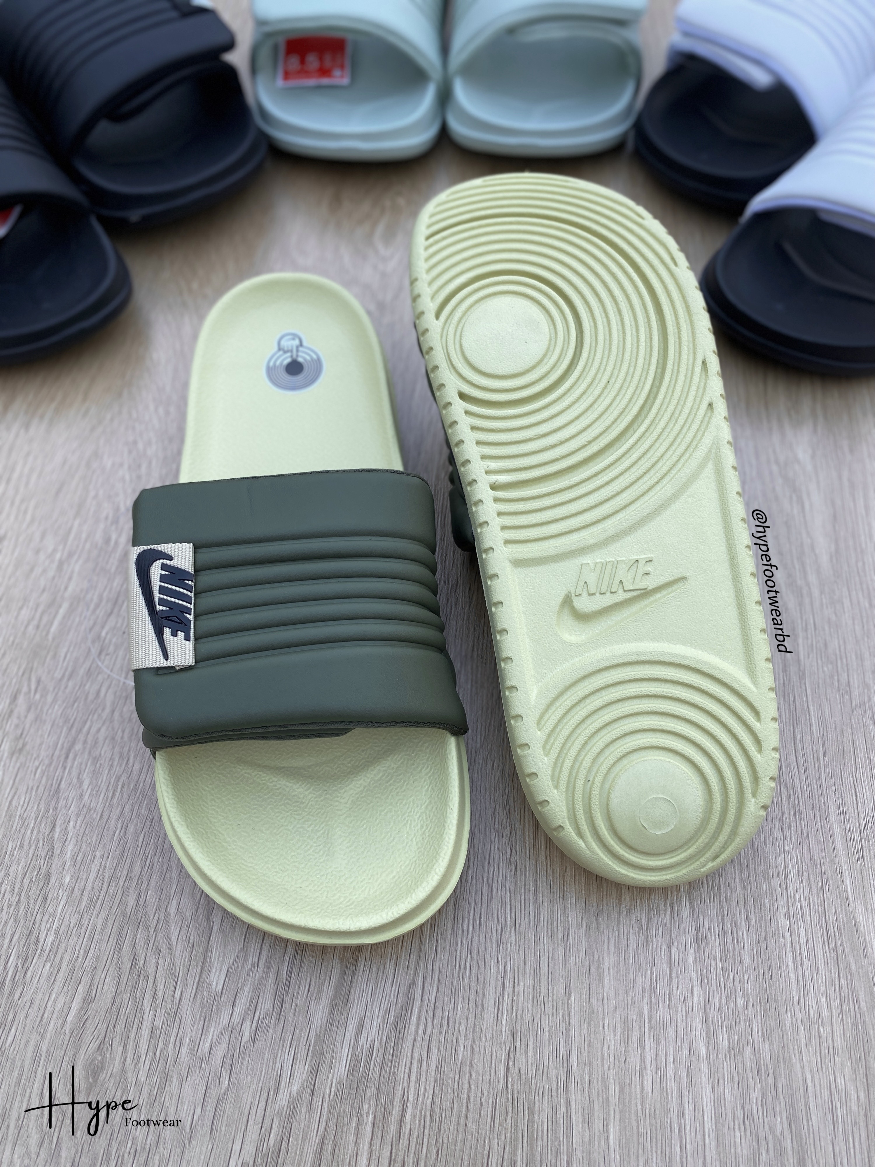 Nike Offcourt Adjust Slide (Green) 1:1_img_3