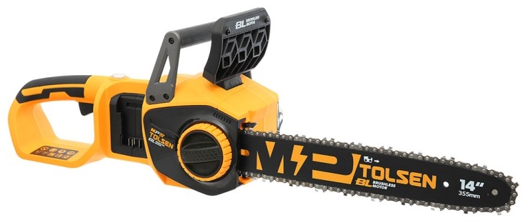 TOLSEN 87360, 14" Cordless Chainsaw with 2pcs 4.0Ah, 20V Li-ion Battery and Charger 87360+87474+87486_img_1