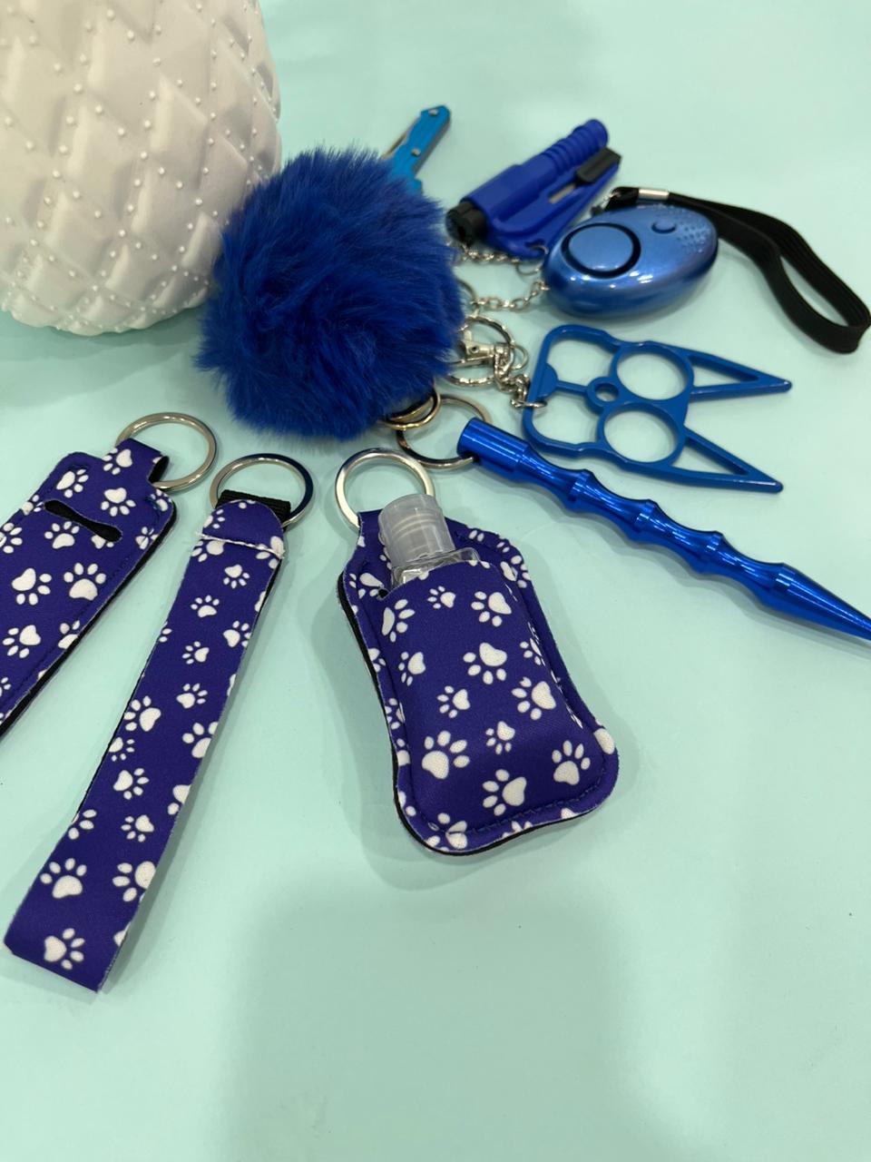 Blue Paw safety keychain