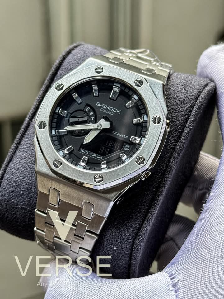 Gshock GA2100 chain moded black dial