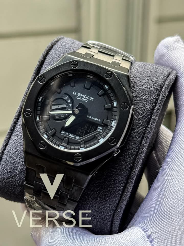 Gshock GA2100 chain moded black