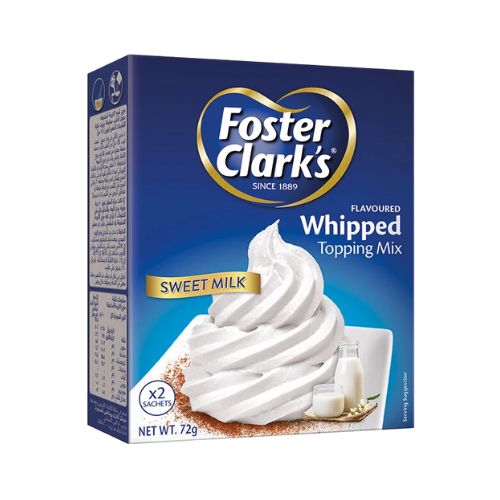Foster Clark's Whipped Topping Mix Vanilla 72gm ফস্টার ক্লার্কের হুইপড টপিং মিক্স ভ্যানিলা_img_0