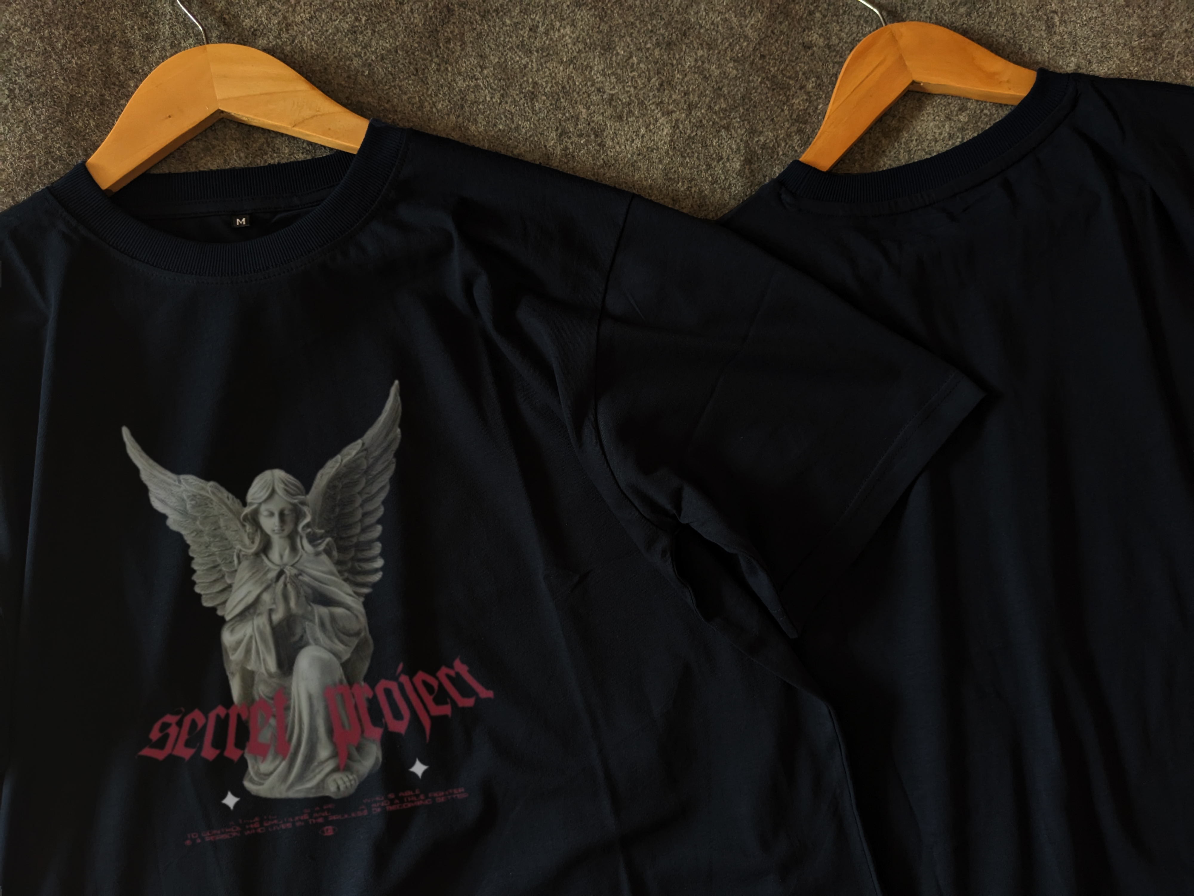 secret project Black oversized t-shirt_img_1