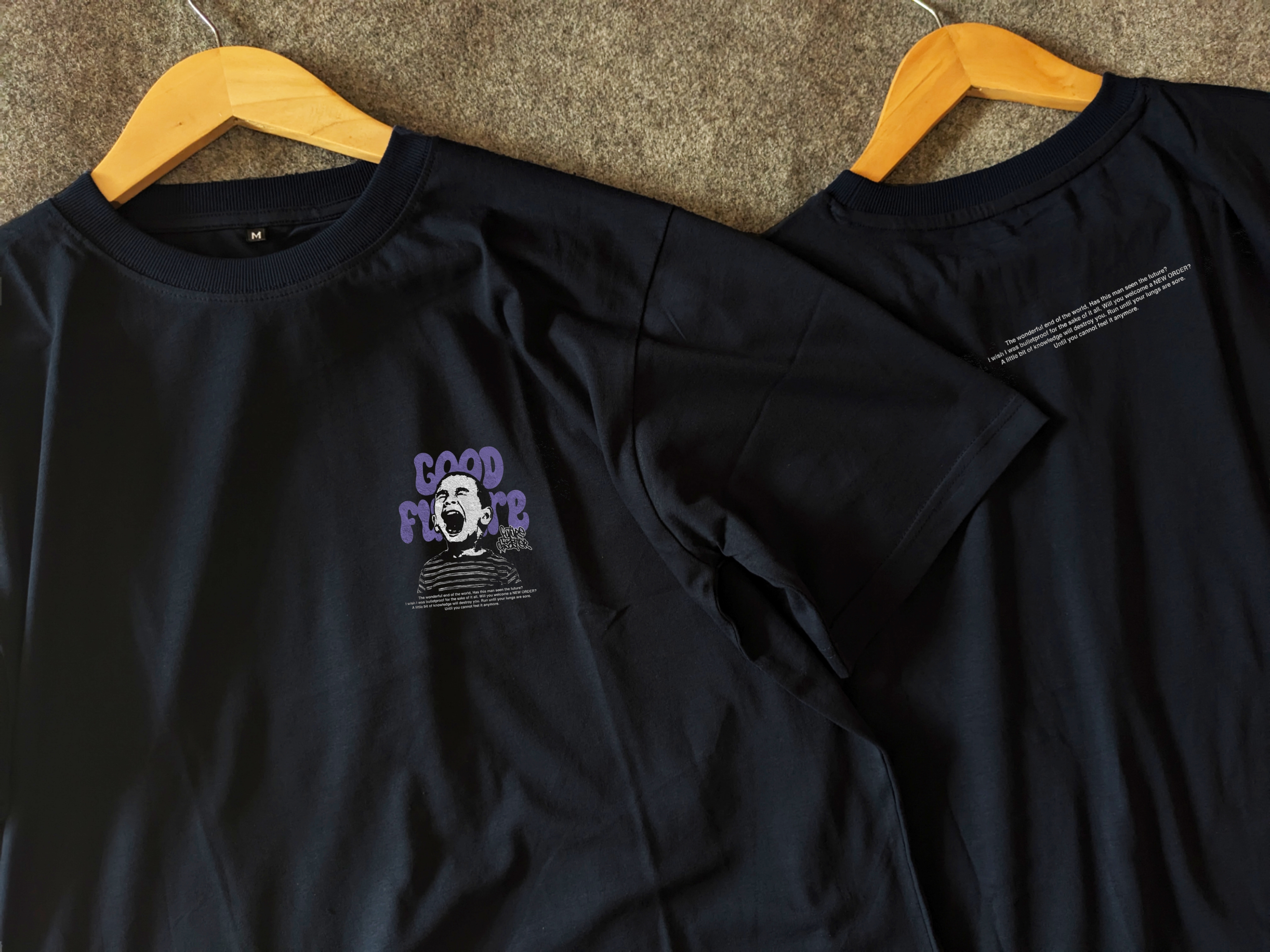 Face printed black oversized t-shirt_img_1