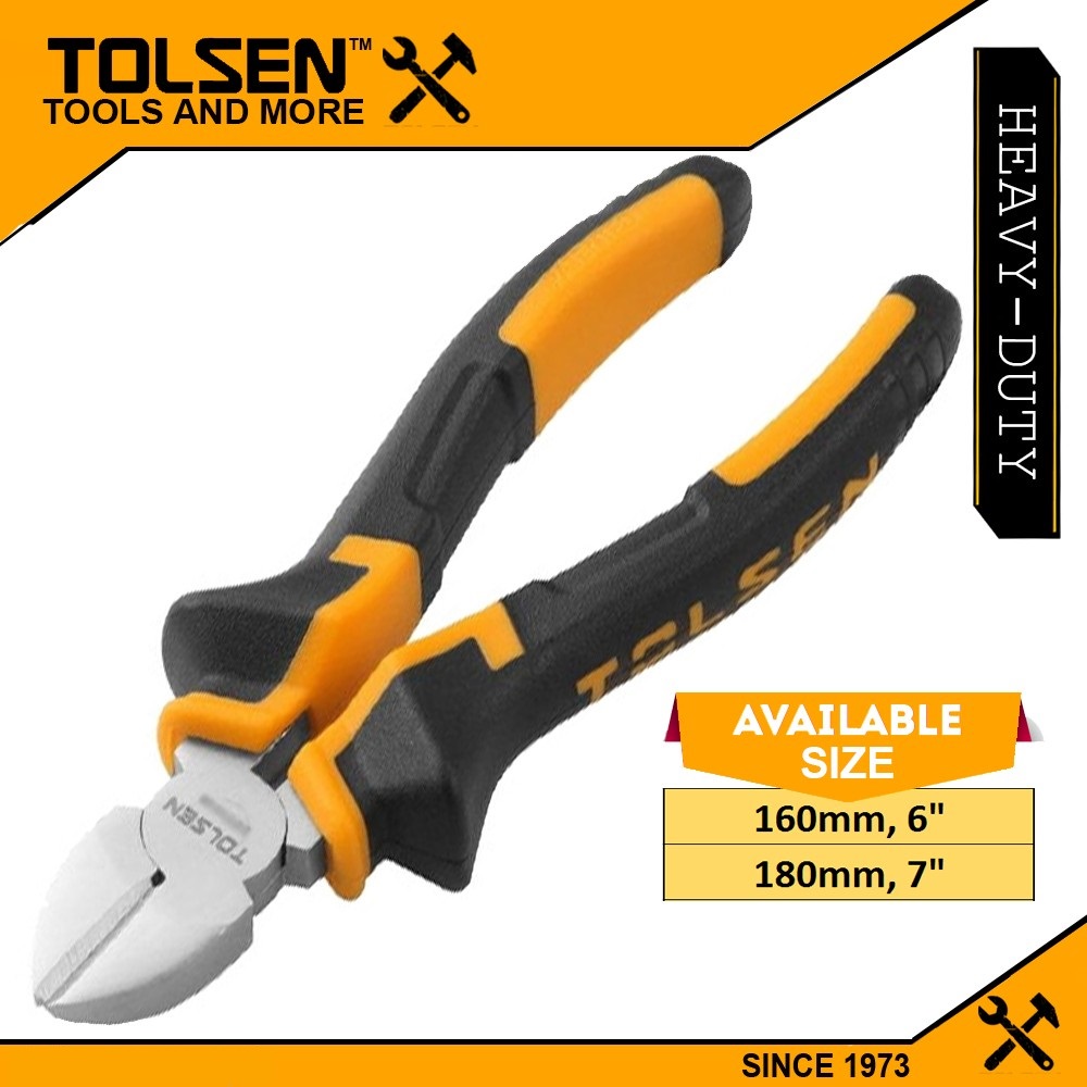 TOLSEN Diagonal Cutting Pliers ( 6" | 7" ) Model: 10003 | 10004_img_0