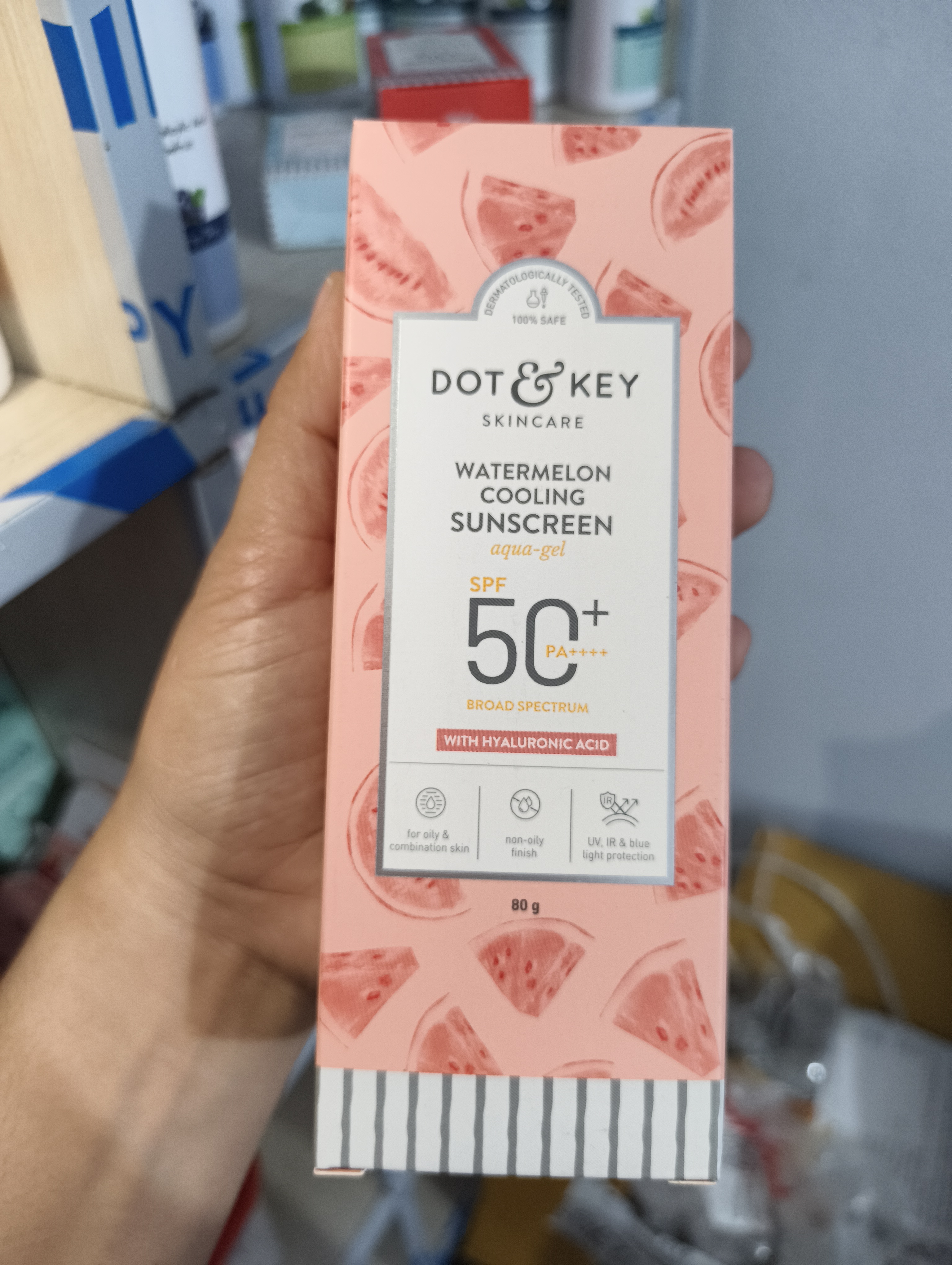 Dot & Key Watermelon Cooling Sunscreen aqua-gel SPF 50++++ 80g_img_1