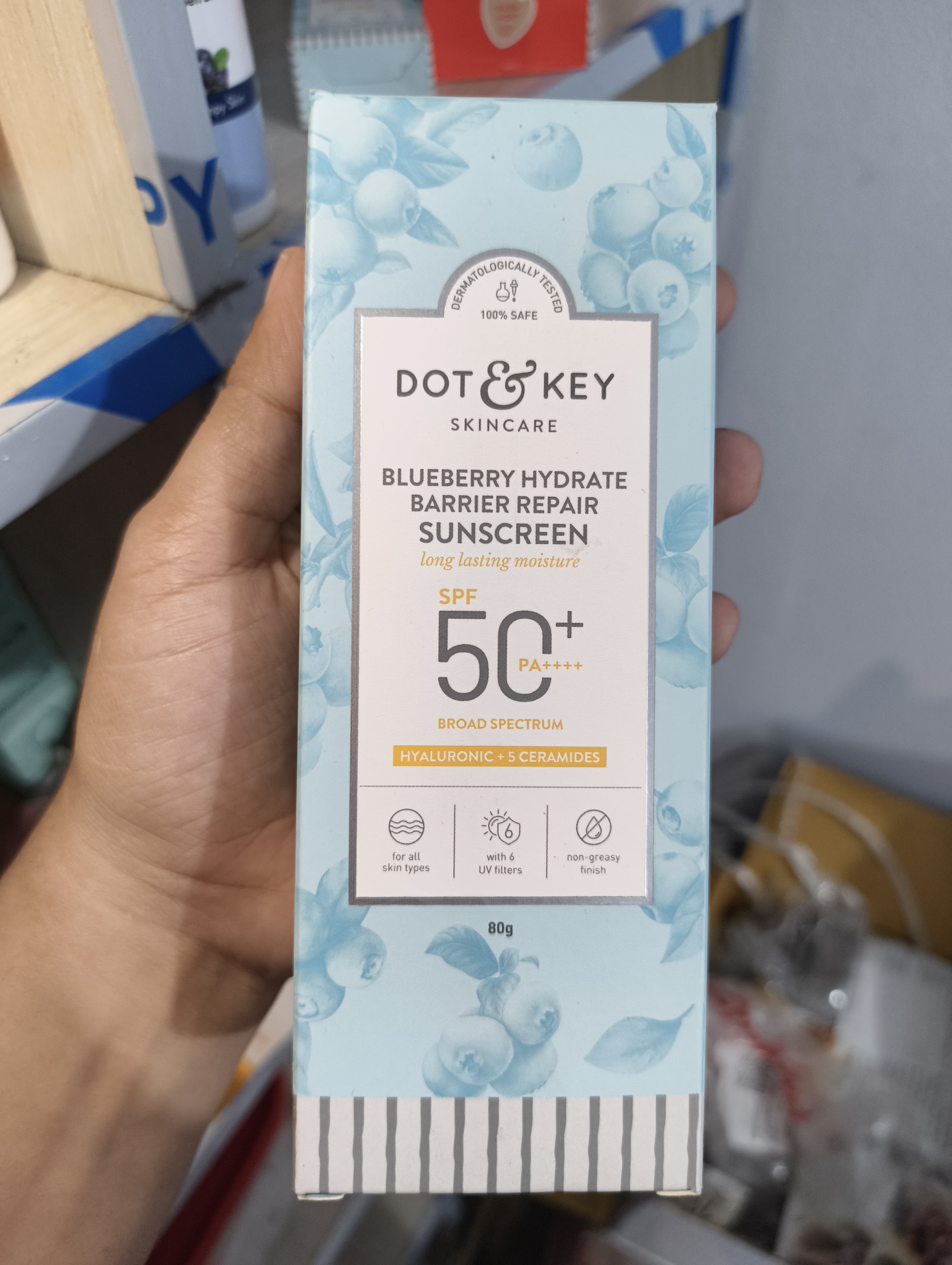 Dot & Key Blueberry Hydrate Barrier Repair Sunscreen 80g_img_1