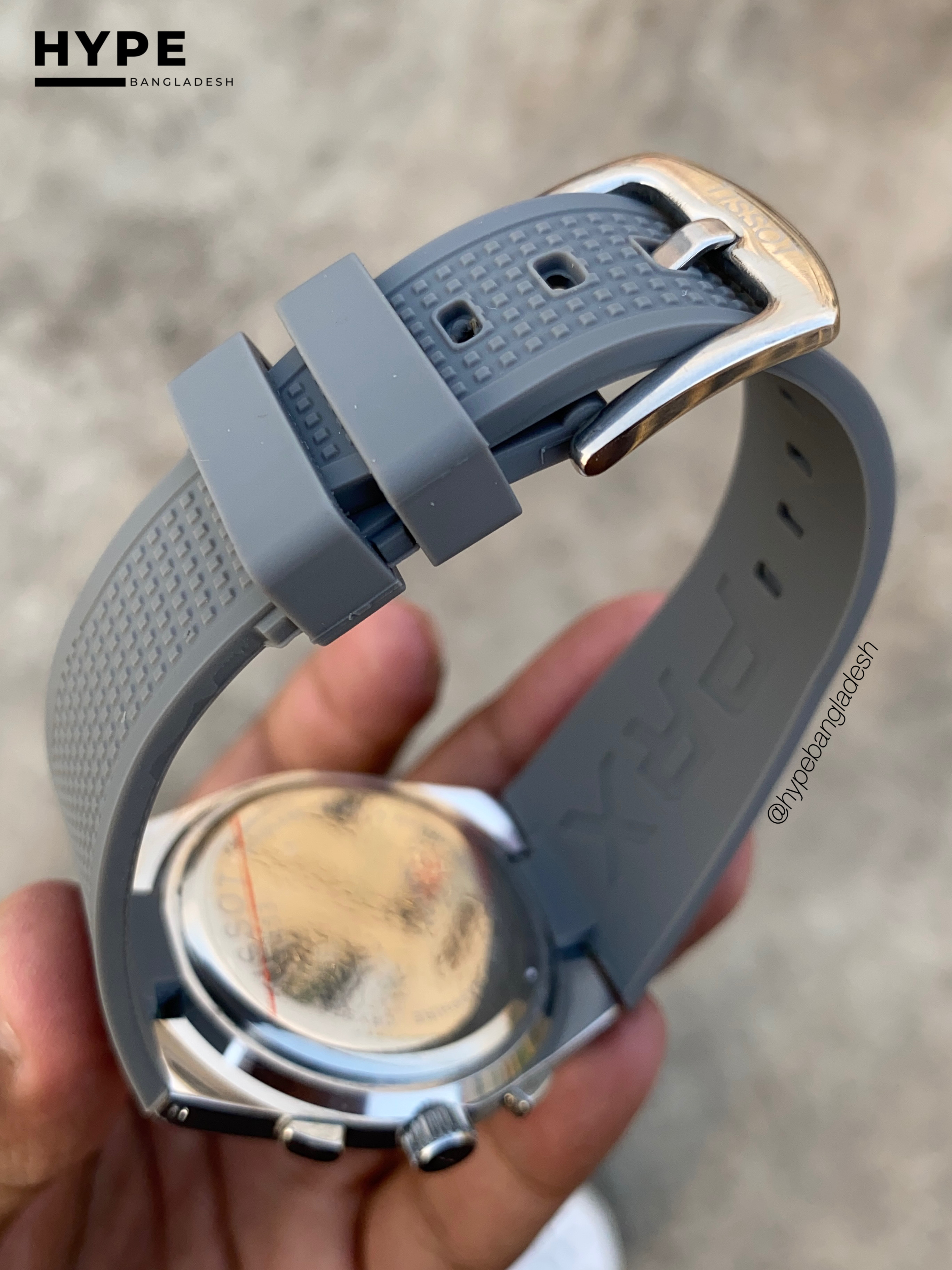 Tissot PRX chronograph ash silicone strap & panda dial_img_3