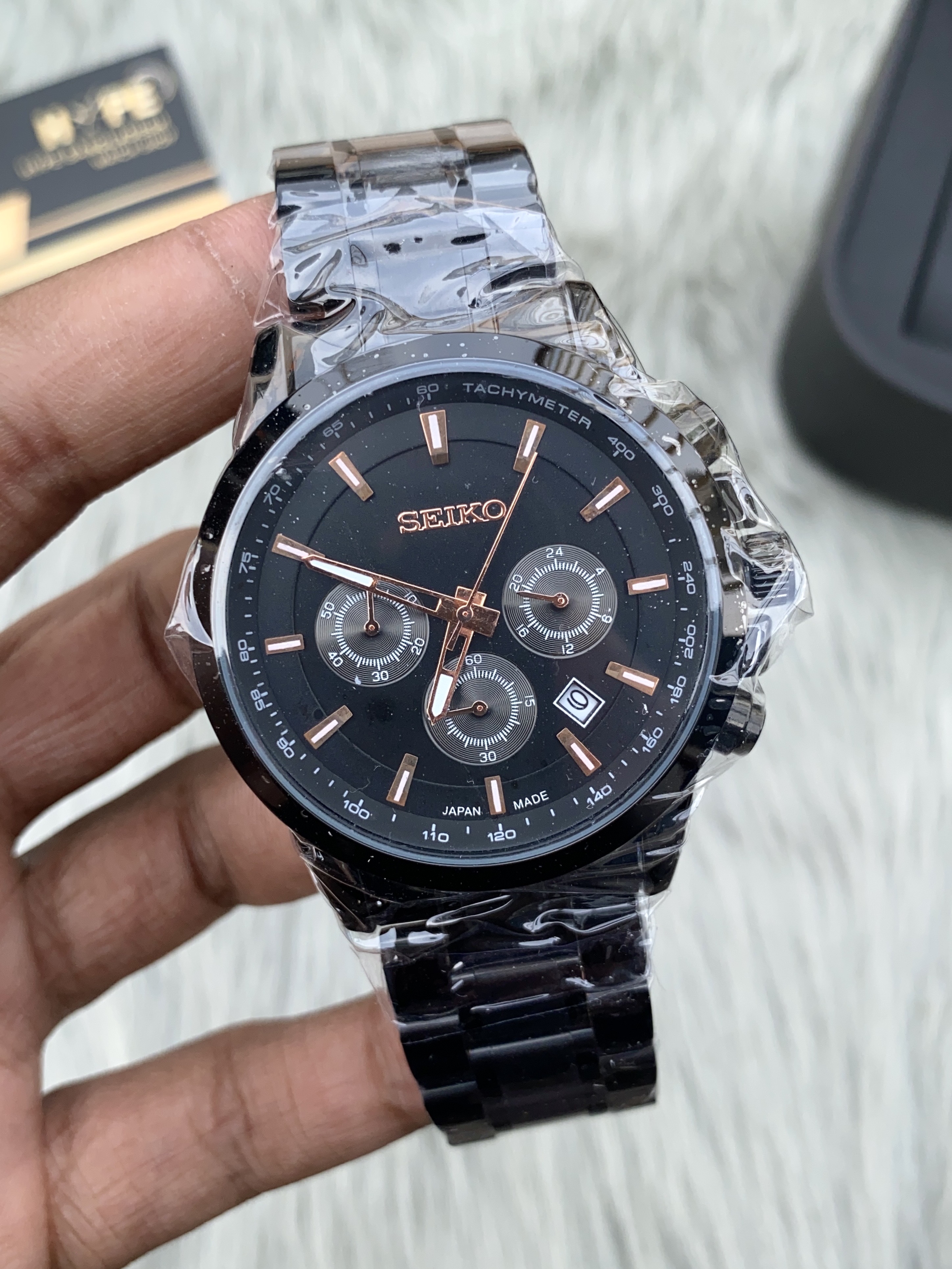 SEIKO chronograph chain (black)_img_0