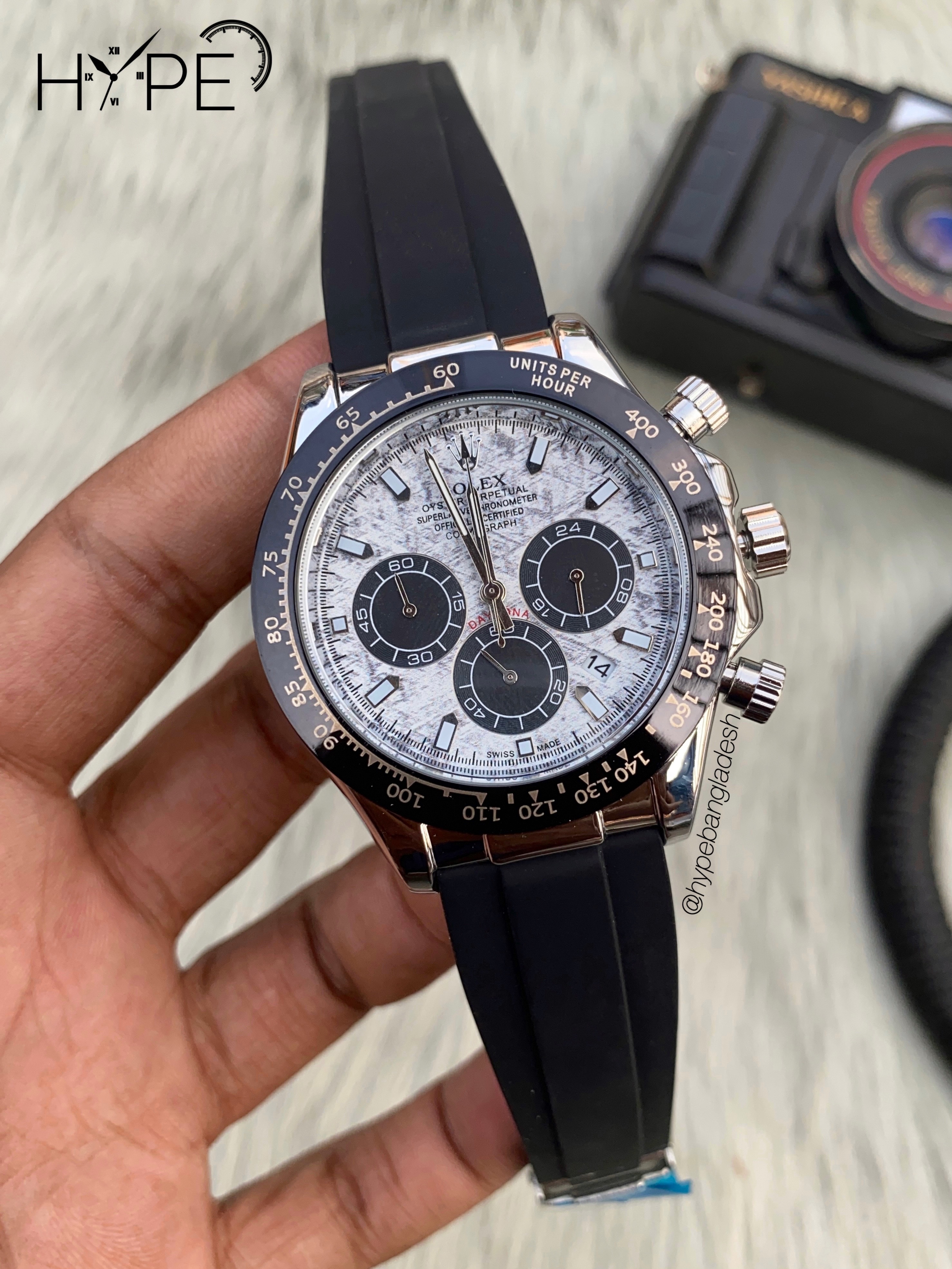 R0LEX Daytona Chronograph Meteorite (Silver)_img_0