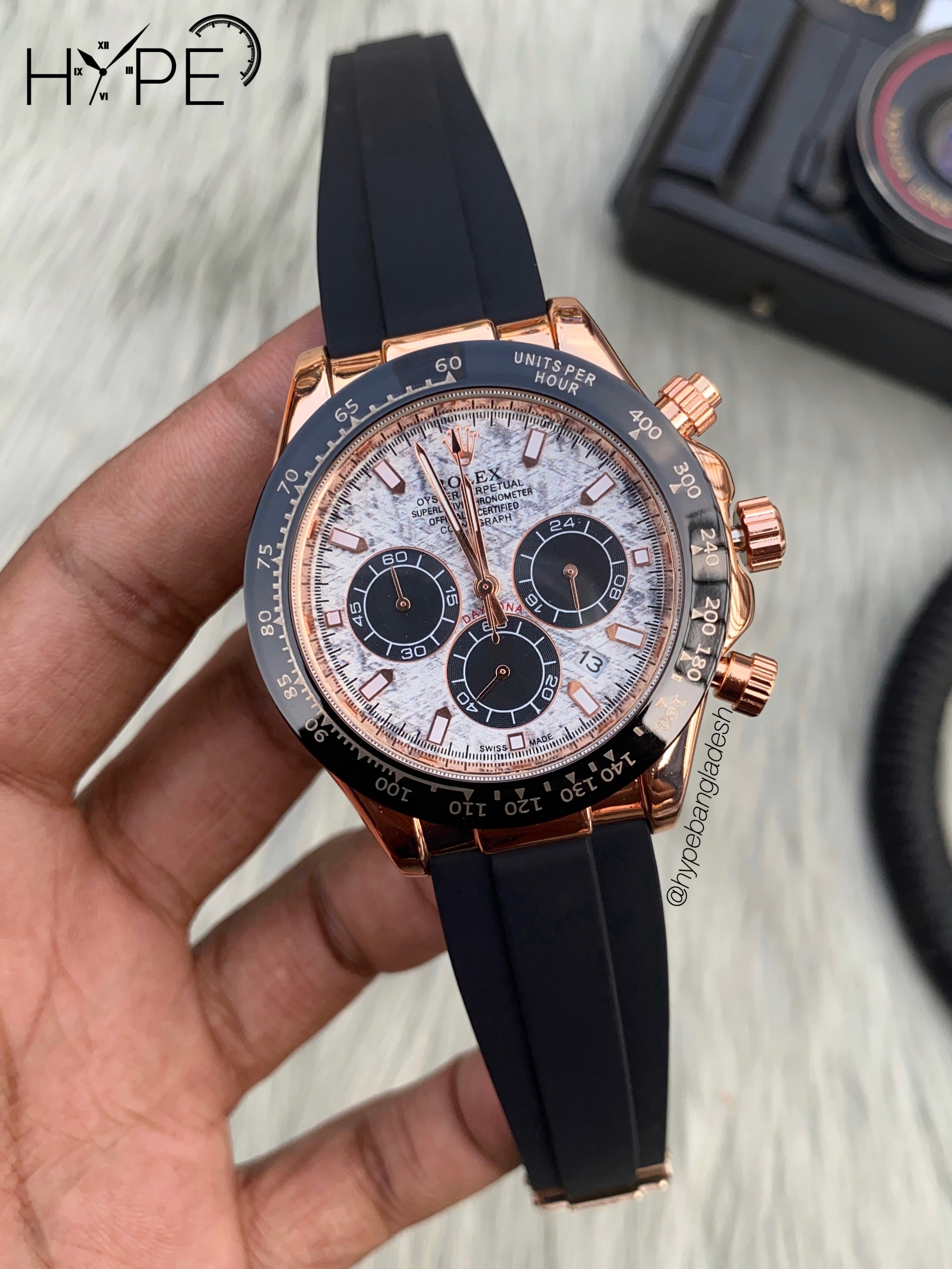 R0LEX Daytona Chronograph Meteorite (Rosegold)_img_0