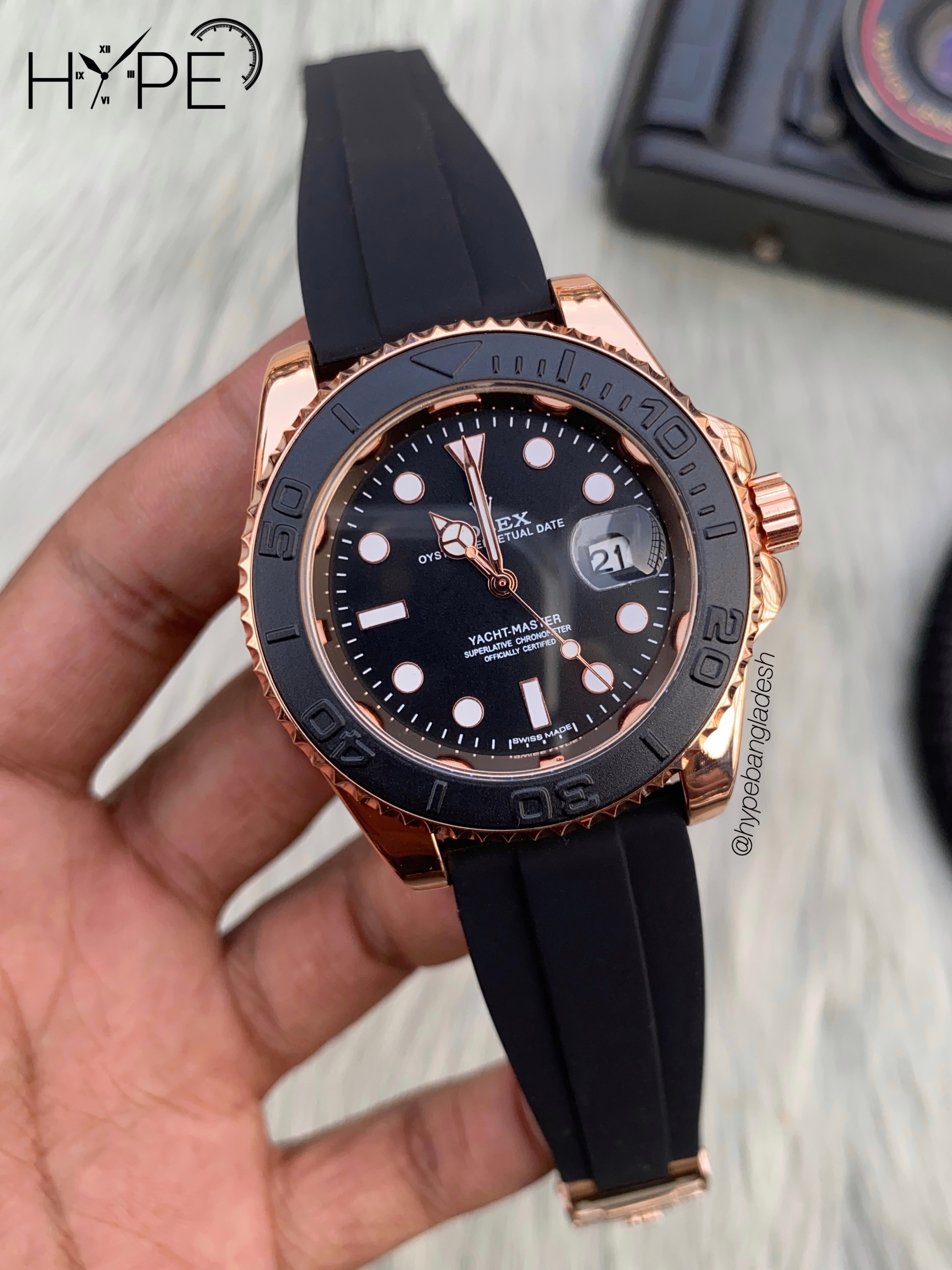 R0LEX Yacht Master Quartz (Rosegold)_img_0
