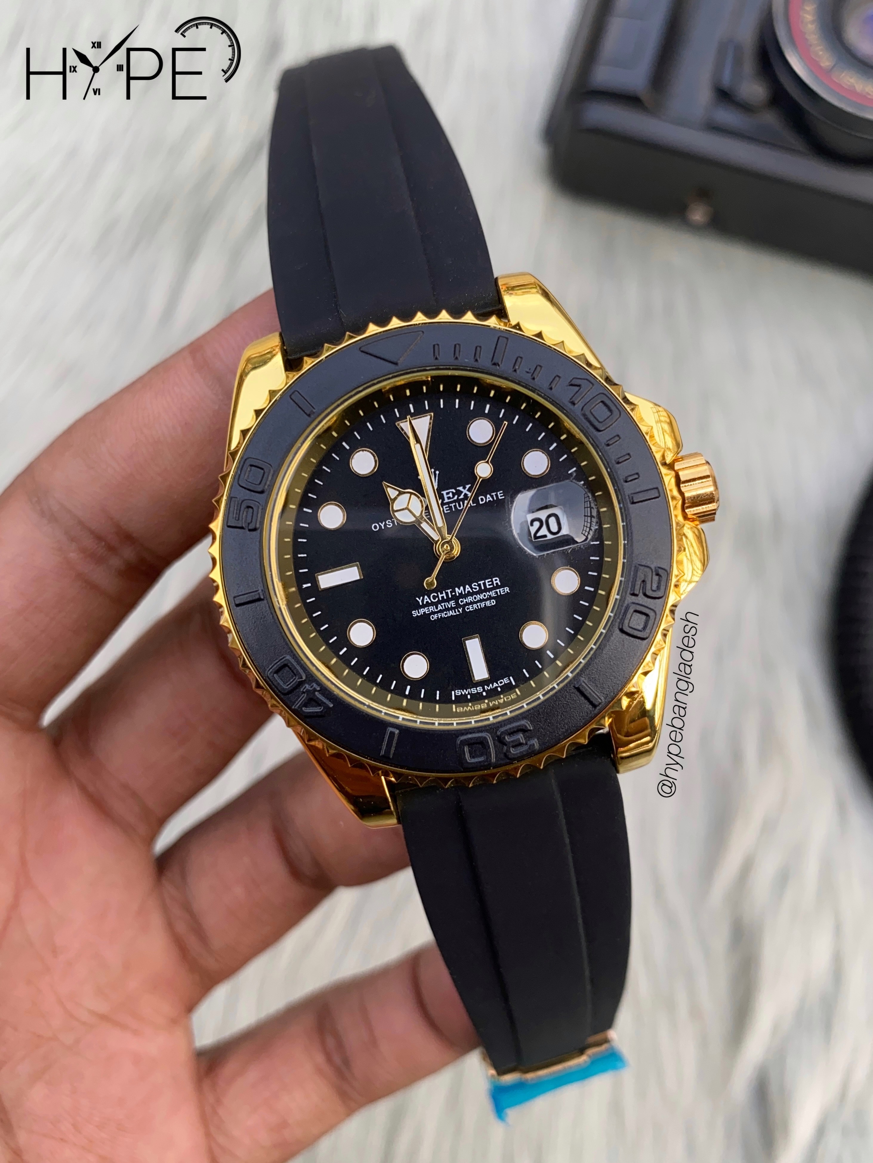 R0LEX Yacht Master Quartz (Gold)_img_0