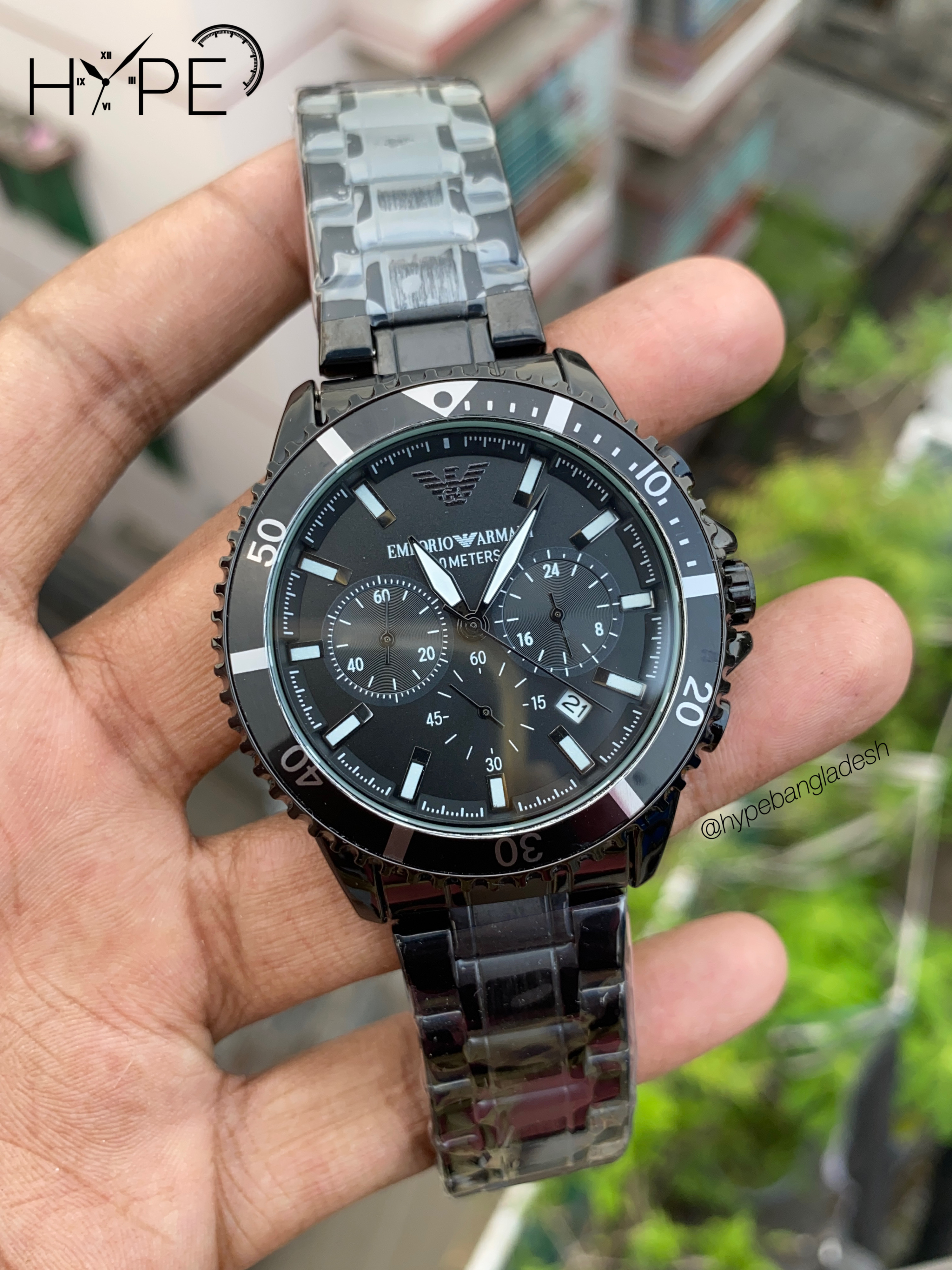 Armani AA chronograph black_img_0