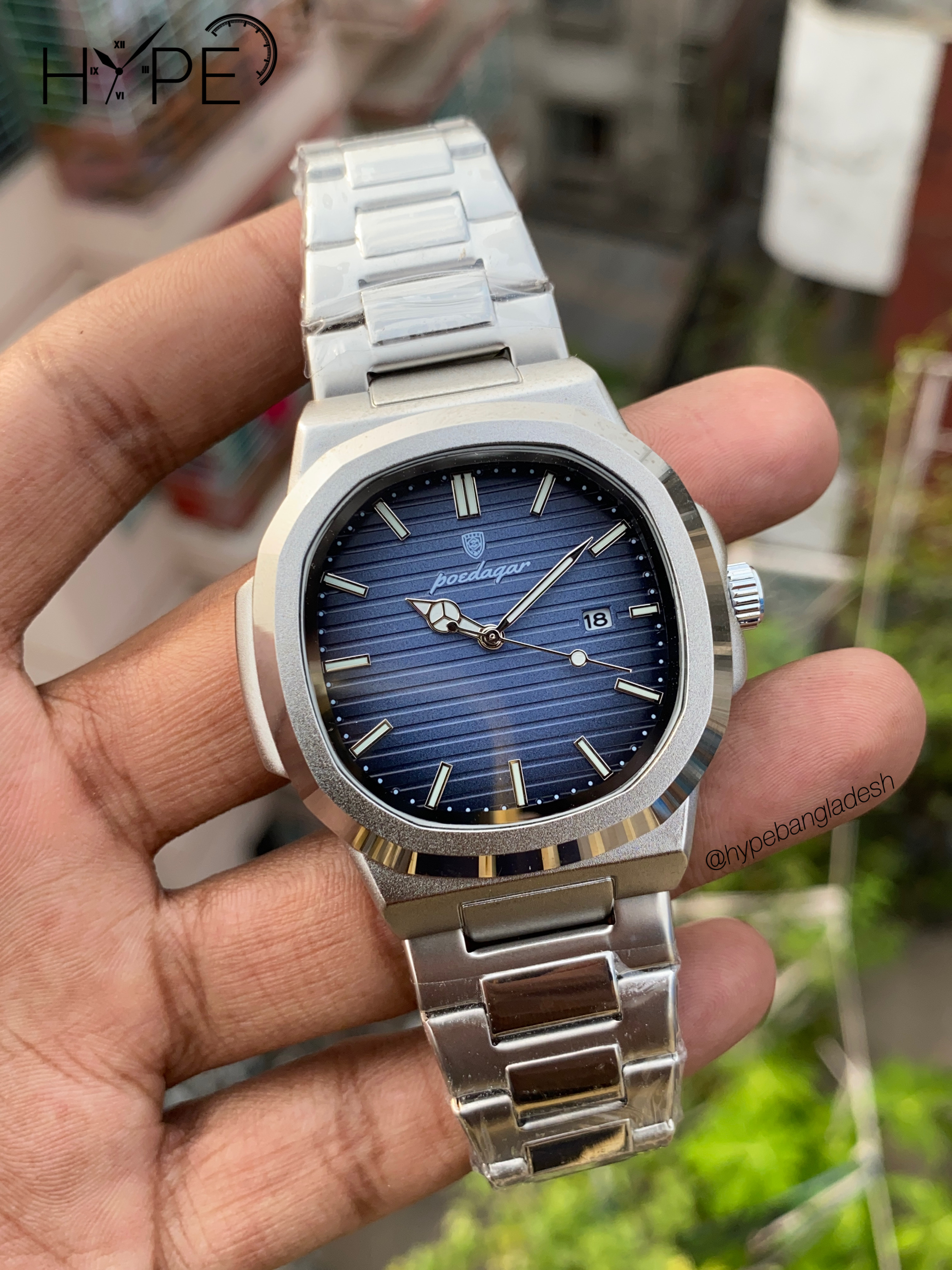 Poedagar Quartz blue dial_img_0