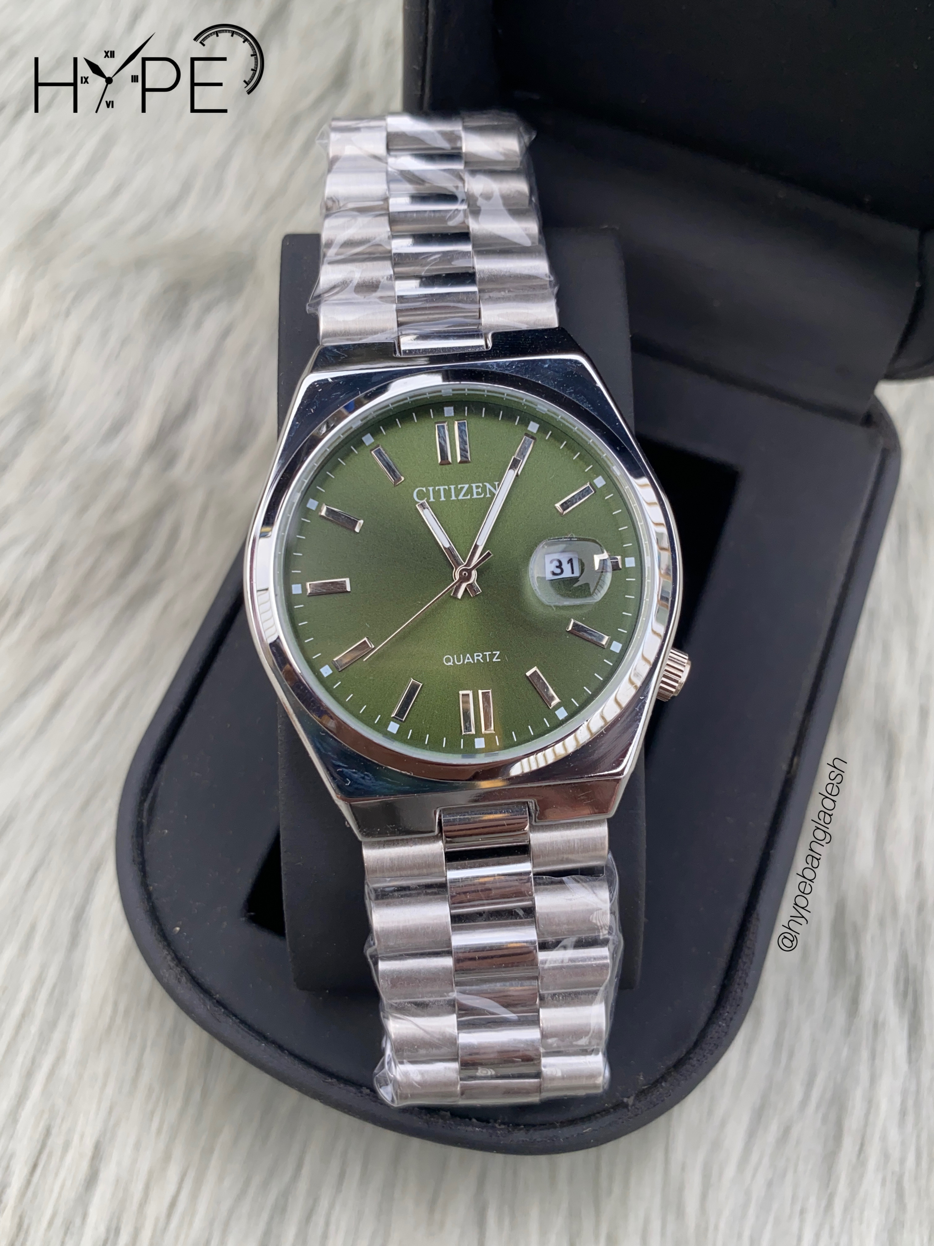 Citizen Quartz green dial_img_0