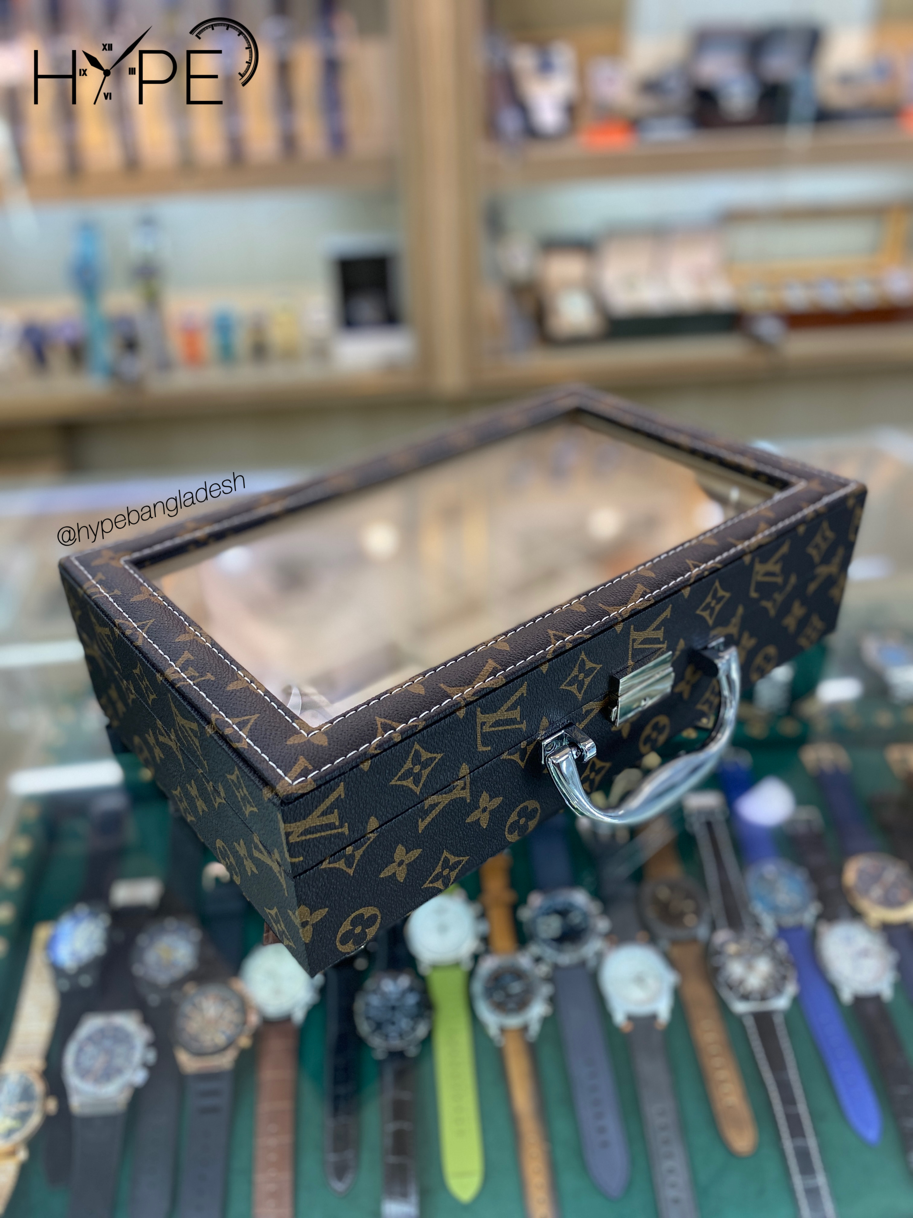Leather watch organizer box (LV)_img_1