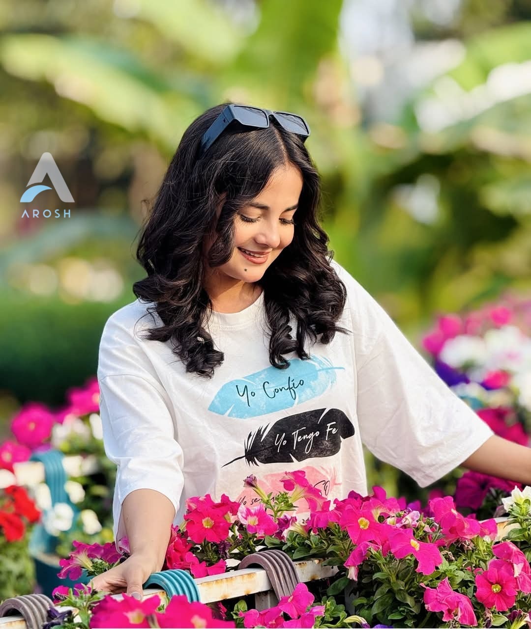 Ladies T-shirt (Leaf White)_img_2