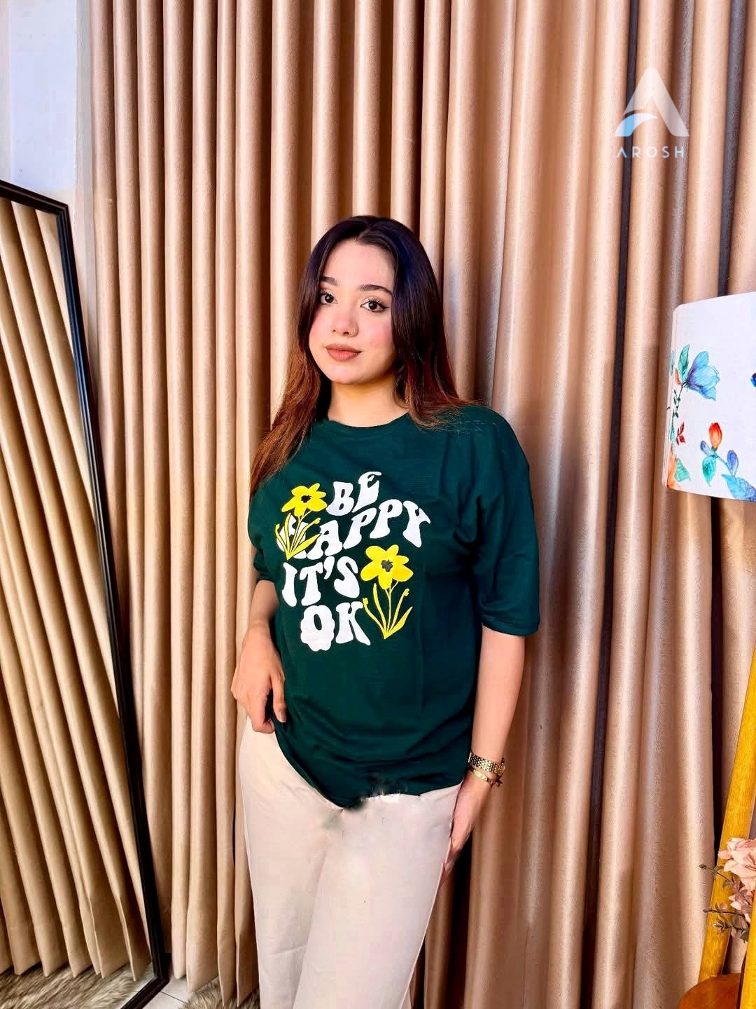 Ladies T-shirt (Be Happy)