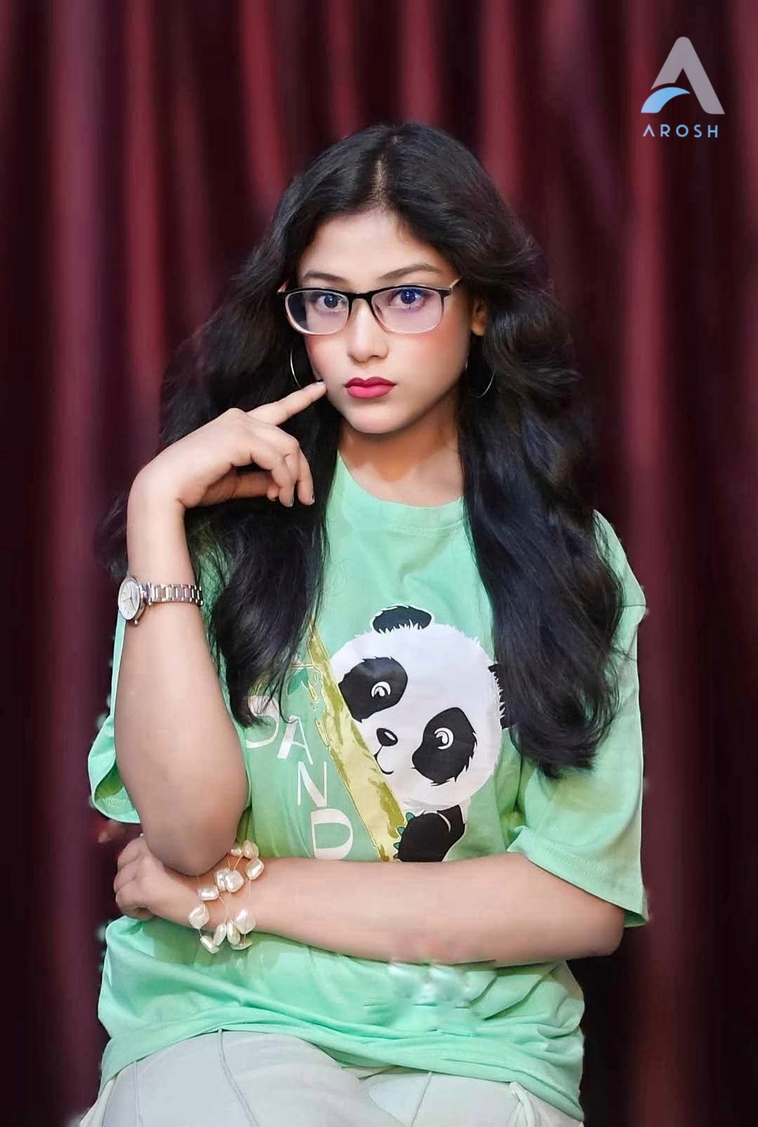 Ladies T-shirt (Panda)