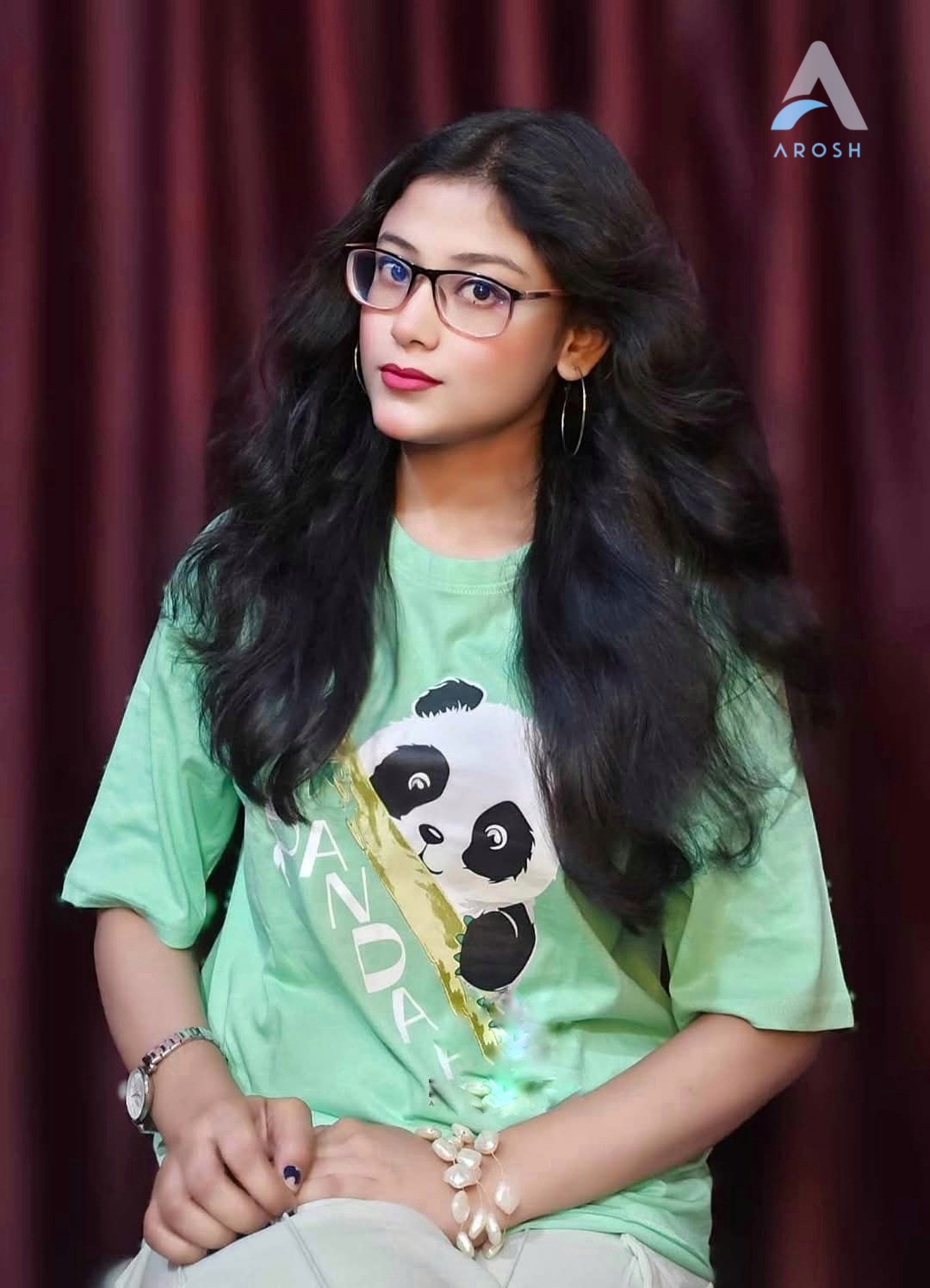 Ladies T-shirt (Panda)_img_2