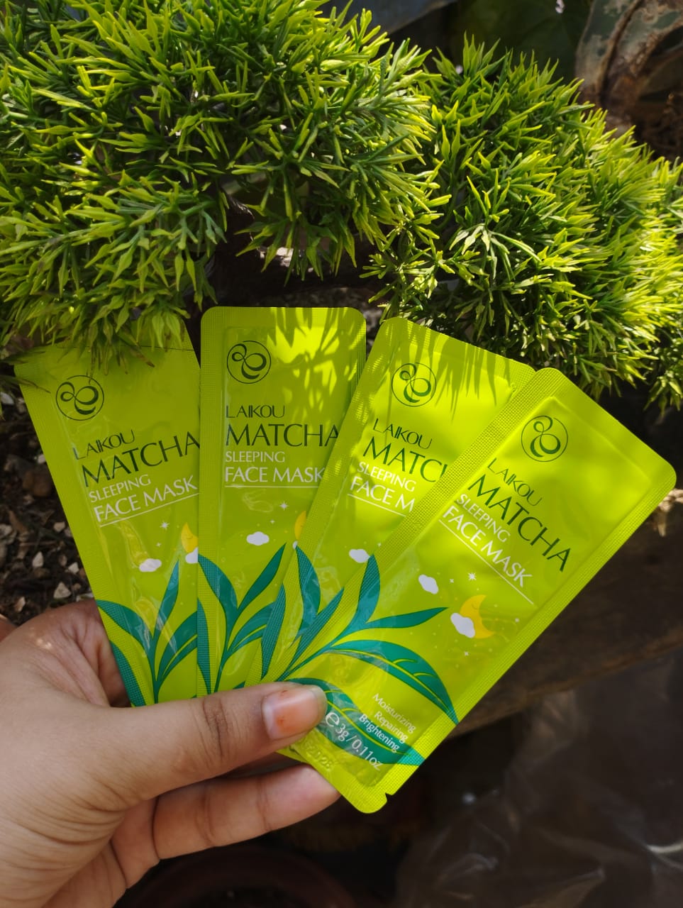 Matcha sleeping mask