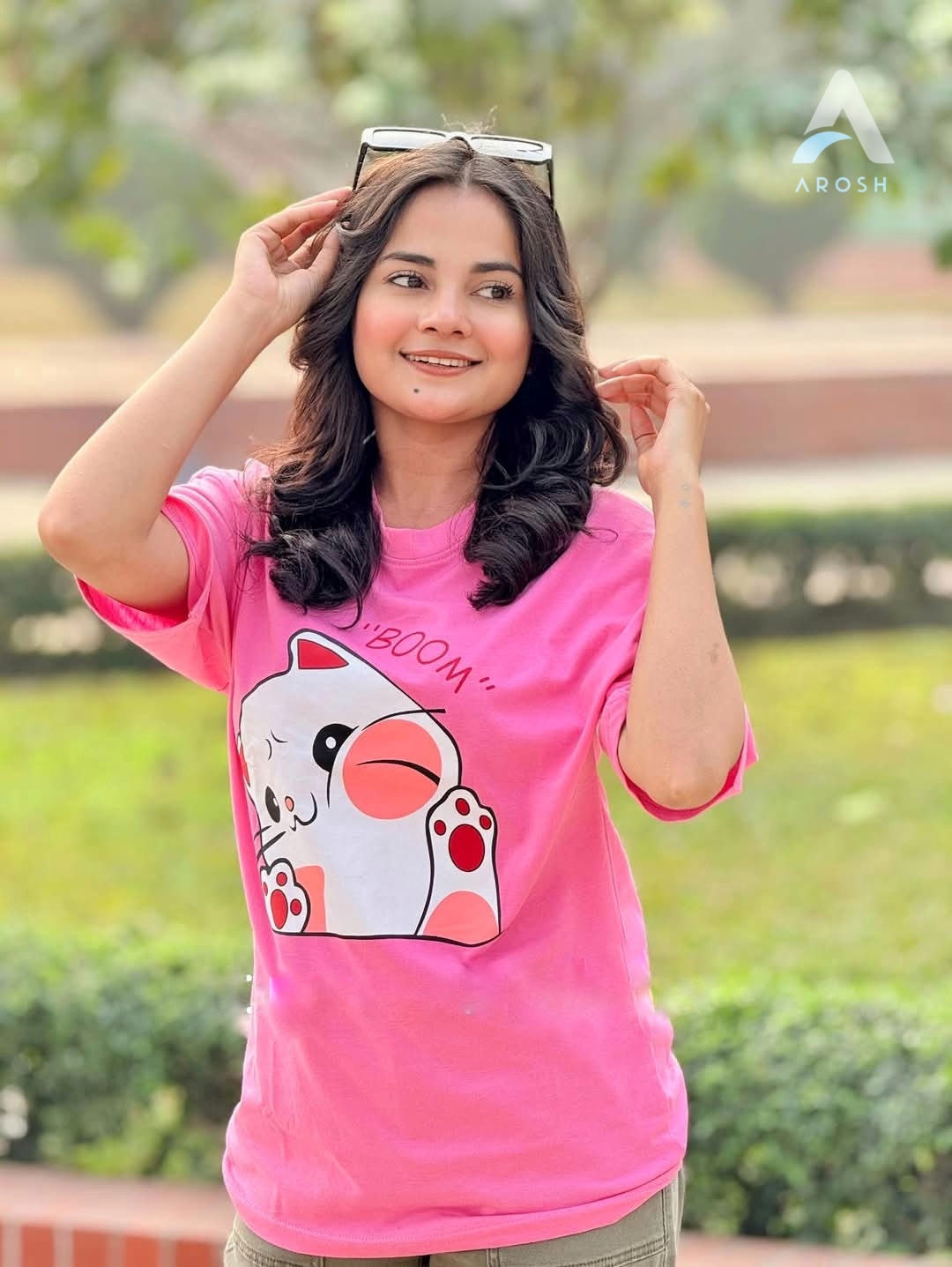 Ladies T-shirt (Boom Cat)_img_5