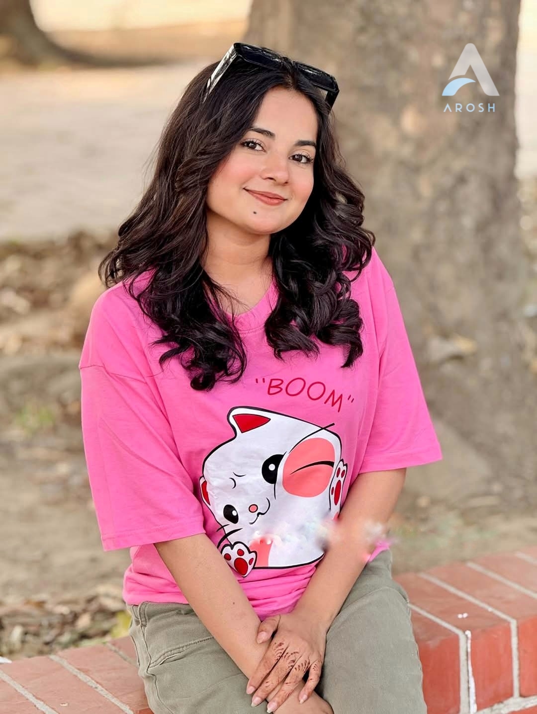 Ladies T-shirt (Boom Cat)_img_3