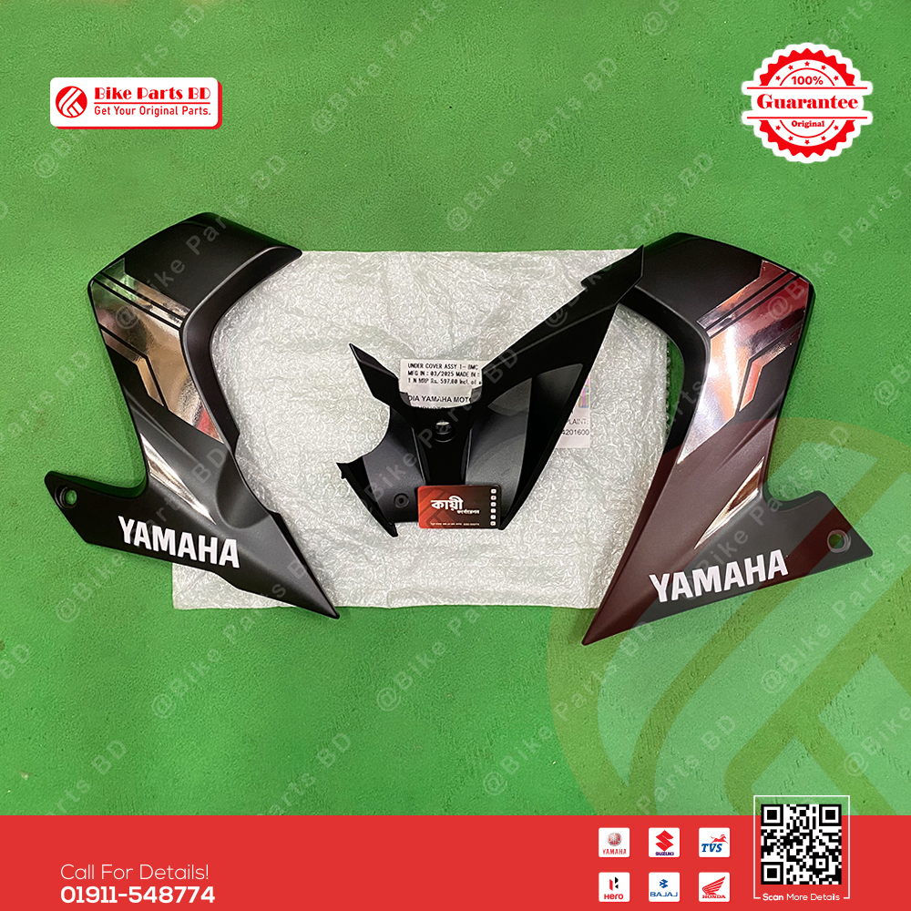Engine Guard for Yamaha FZS V2 (Dark Night) bike.