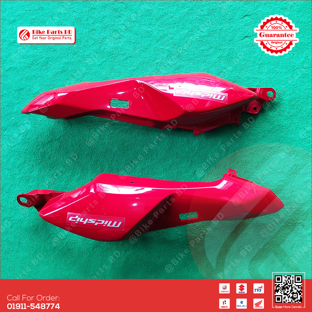 Back Panel for Yamaha FZS & Fazer V1 (RED) bike.