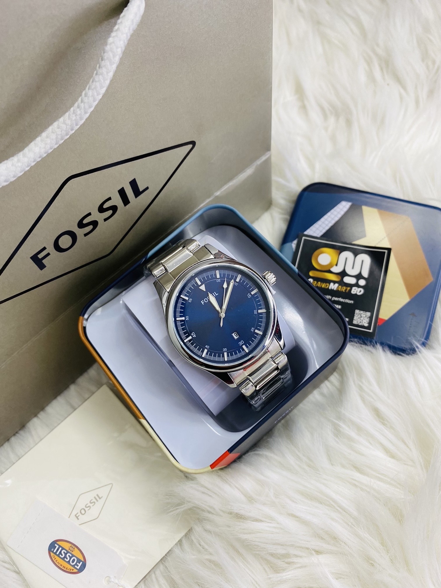Fossil formal Uper blue