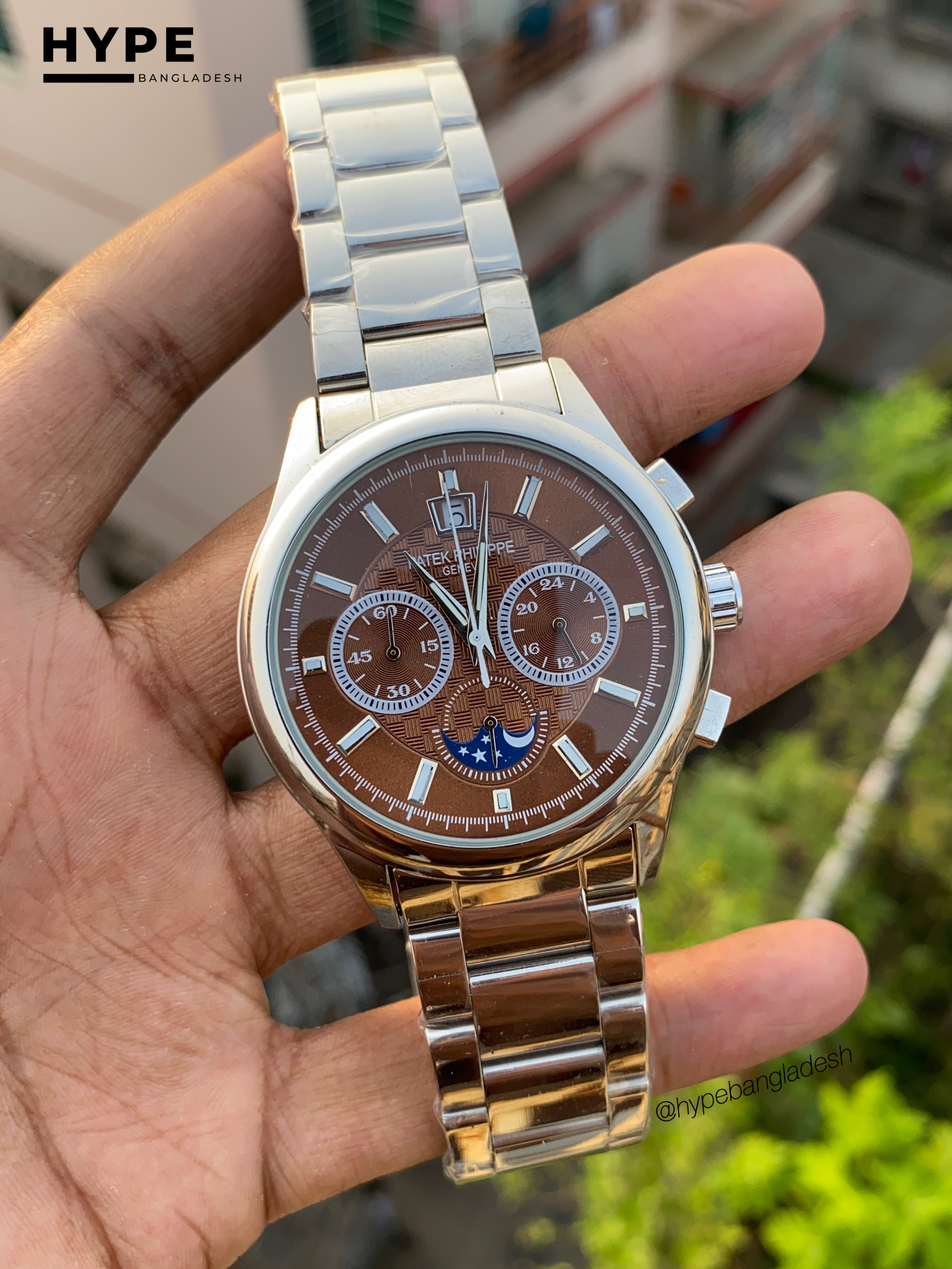 patek chronograph brown dial_img_0