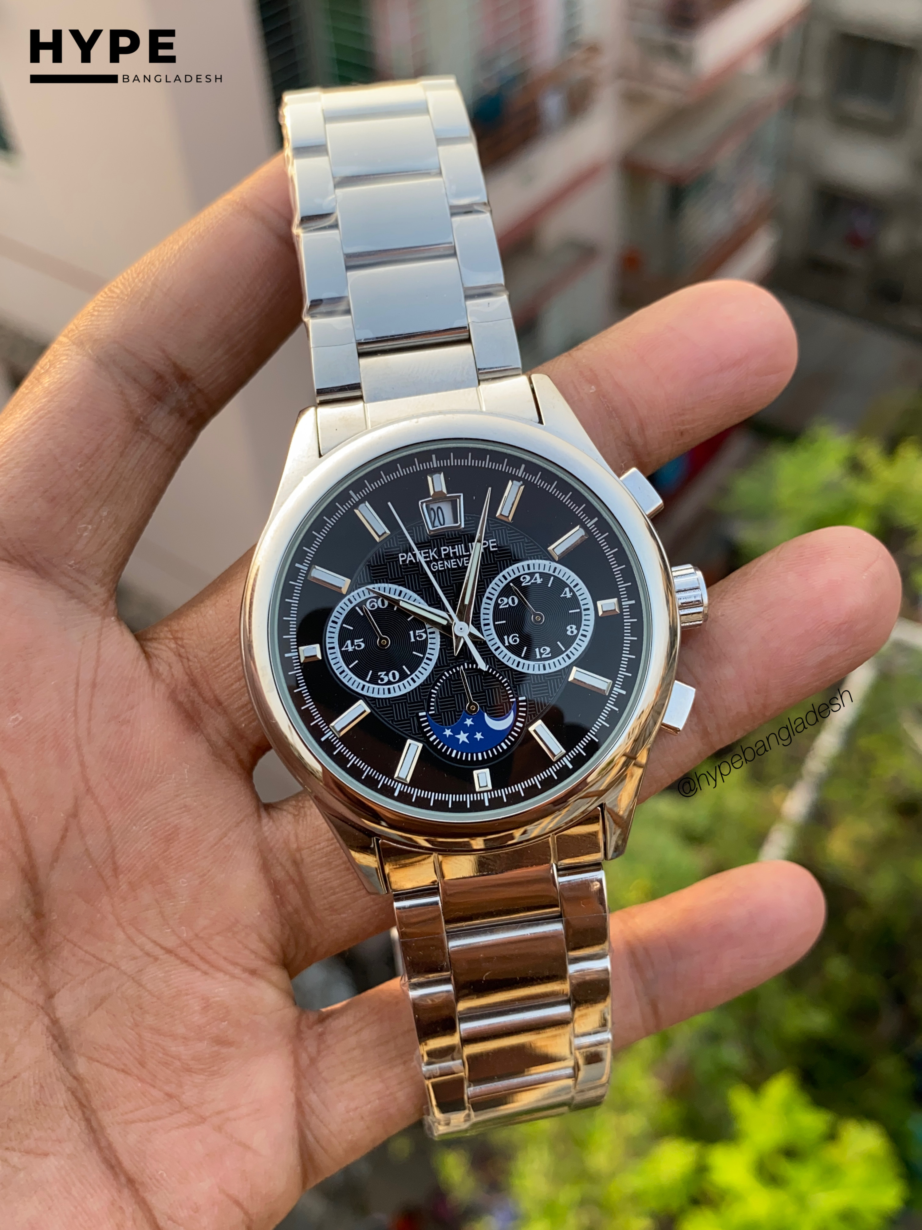 patek chronograph Black dial_img_0