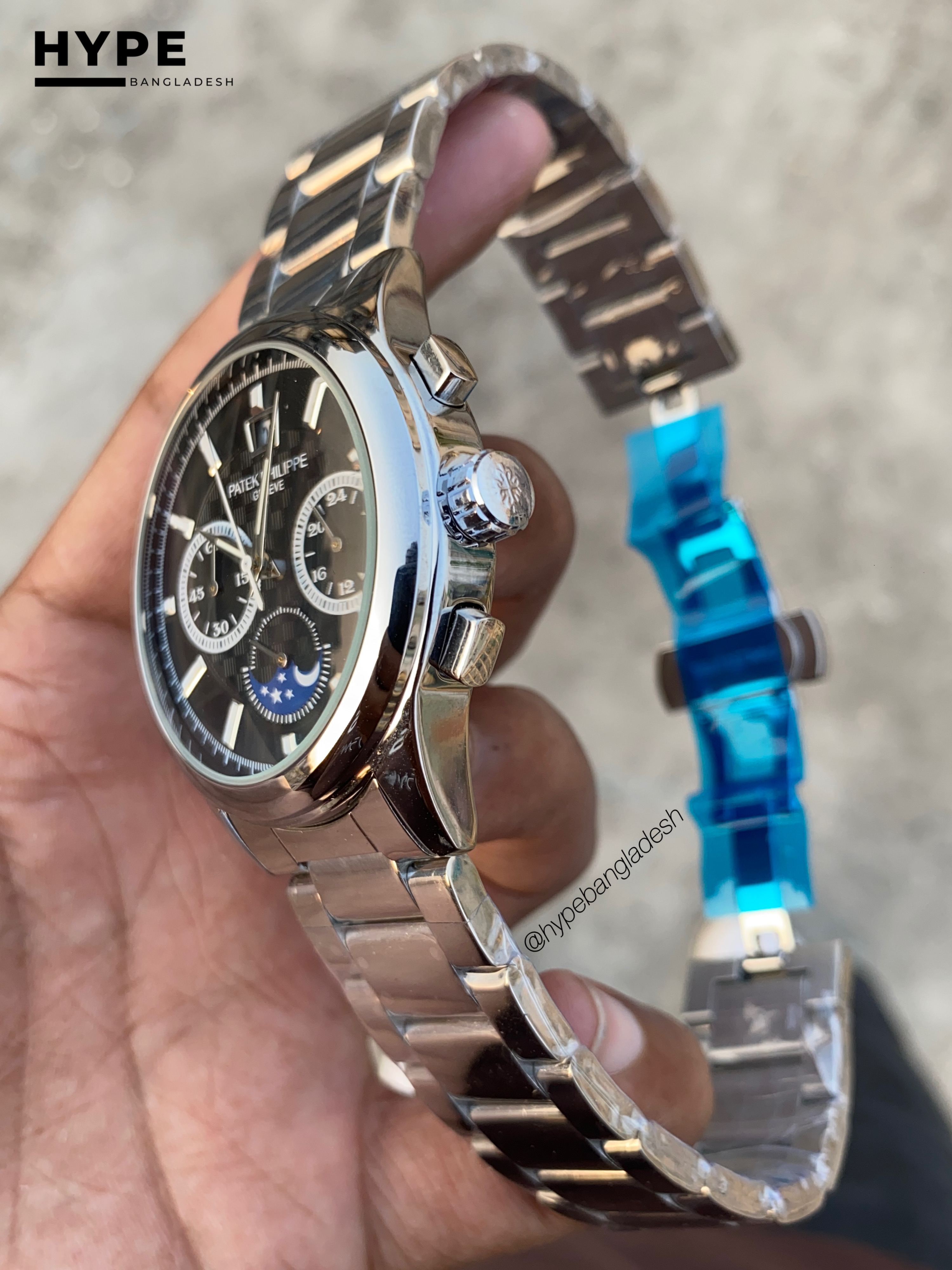 patek chronograph Black dial_img_2