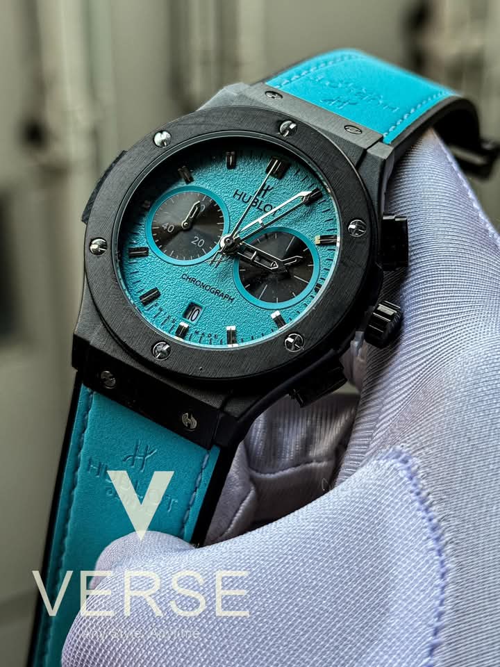 Hublot classic fusion black case tiffany belt tiffany dial v2