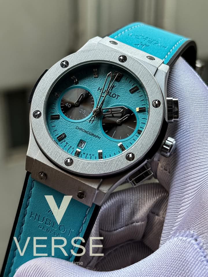 Hublot classic fusion silver case tiffany belt tiffany dial v2