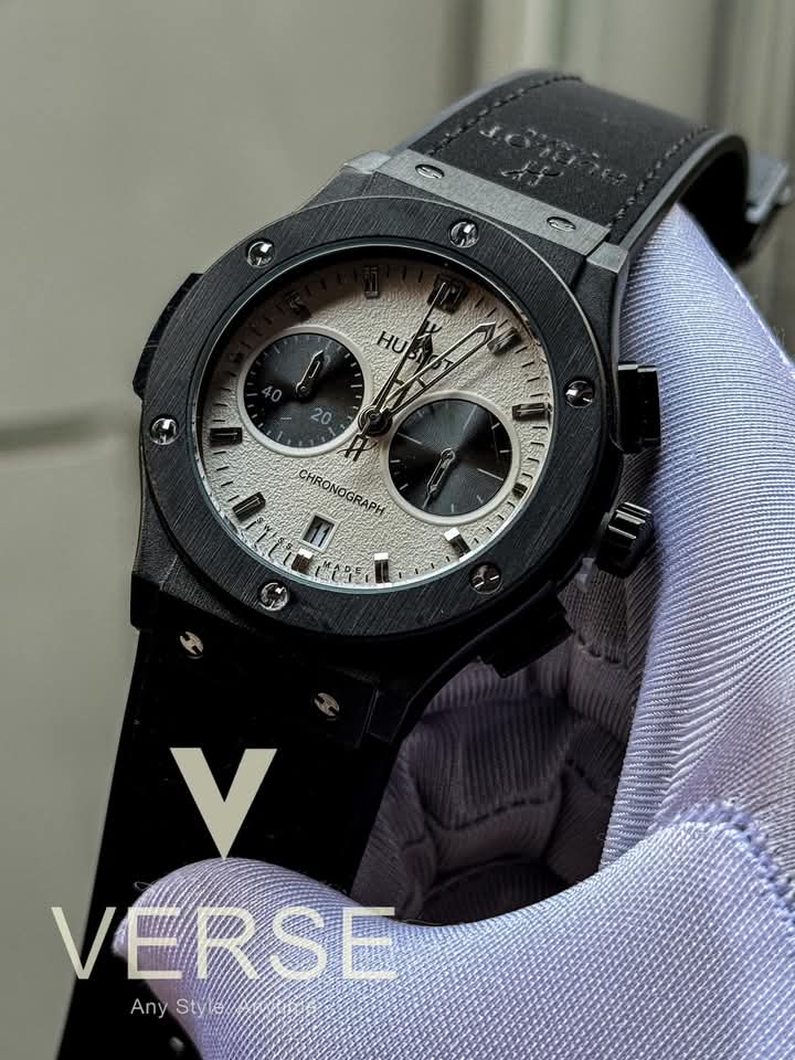 Hublot classic fusion black case blackbelt white dial v2