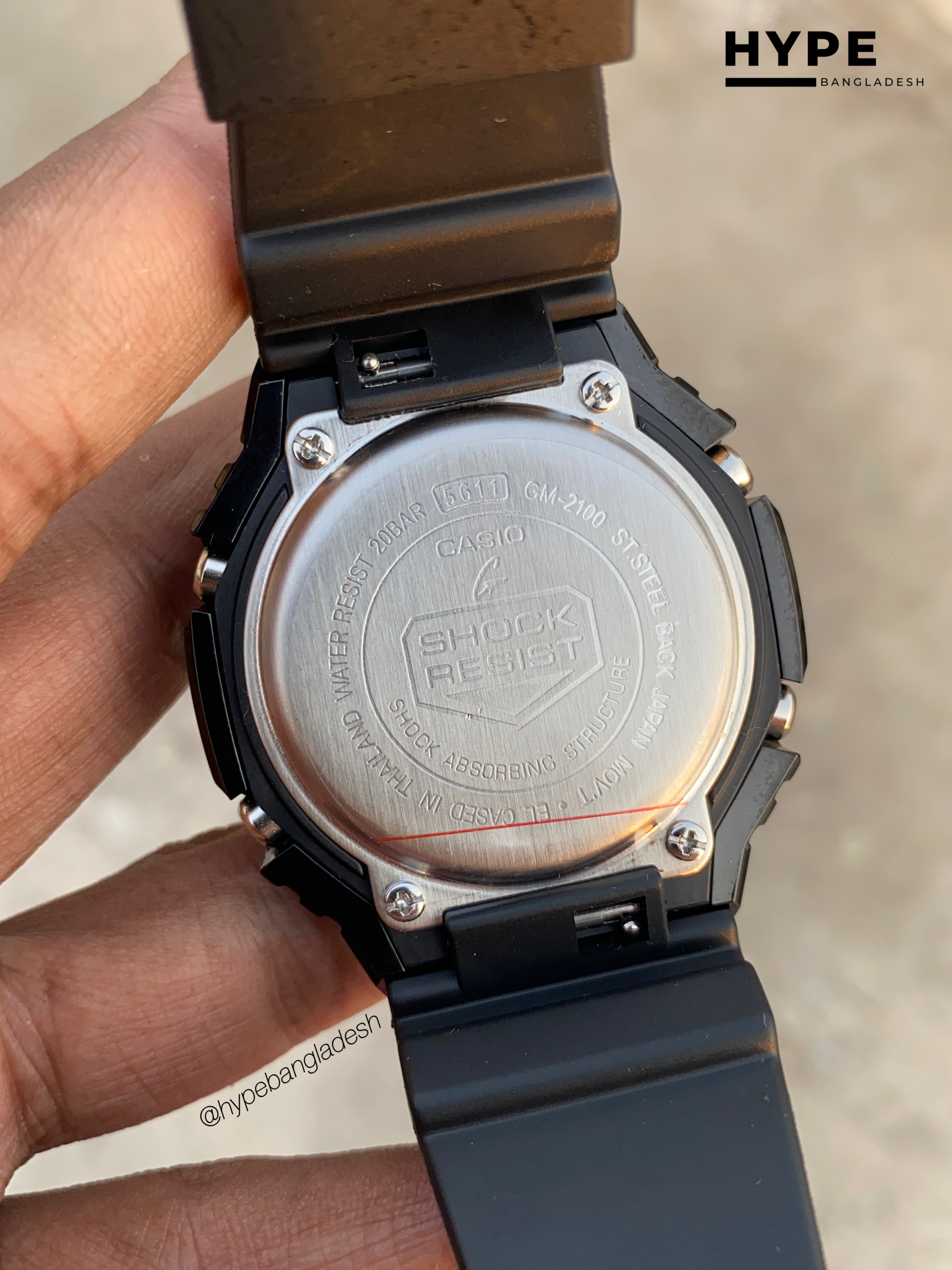 GSHOCK metal model black case black dial_img_2