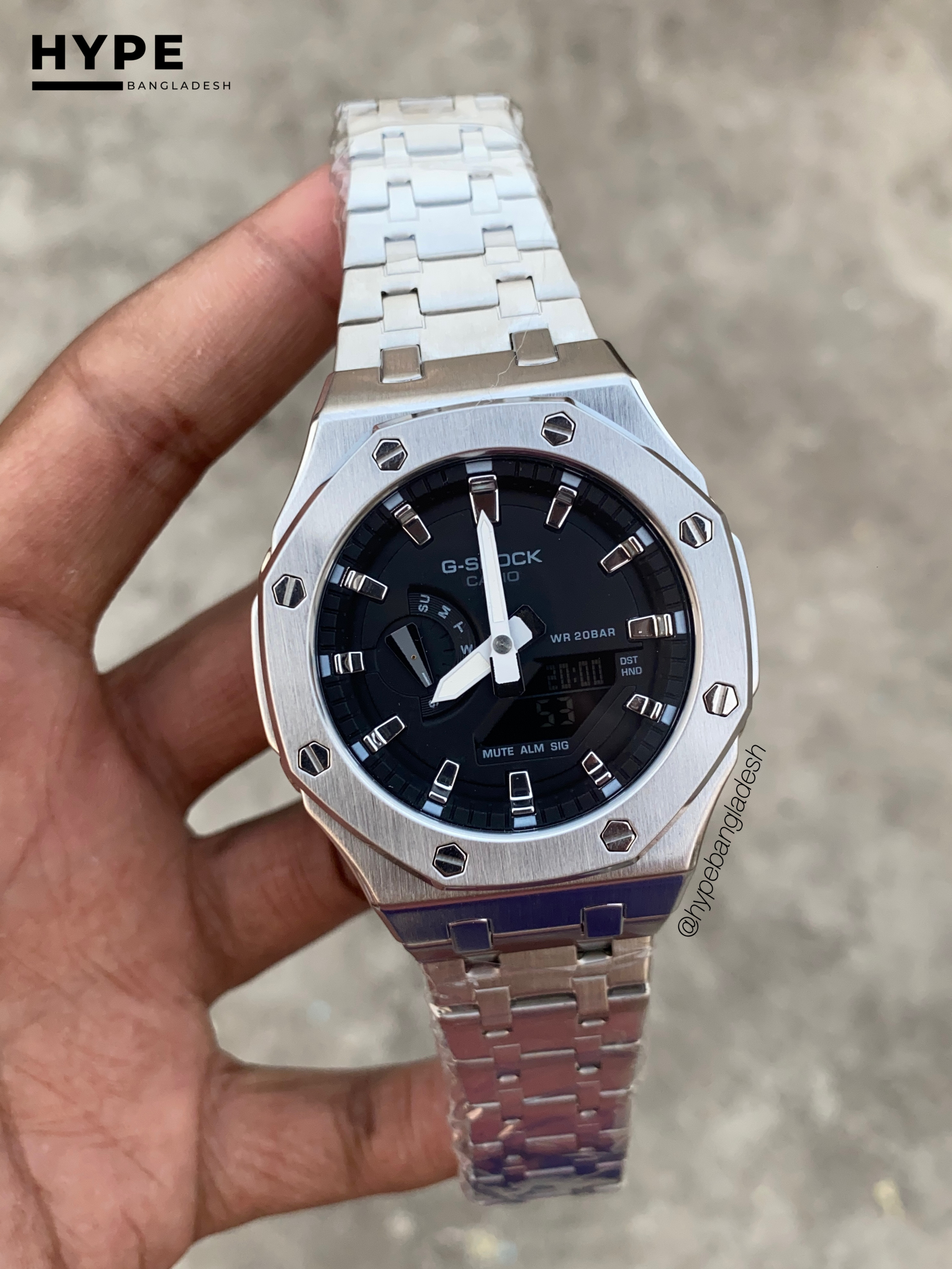 GSHOCK Oak shape Silver_img_0