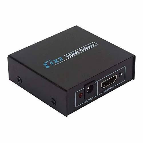 1 in 2 Out HD 1080P 3D 1.2 HDMI Splitter Duplicator Amplifier Switch AC Adapter