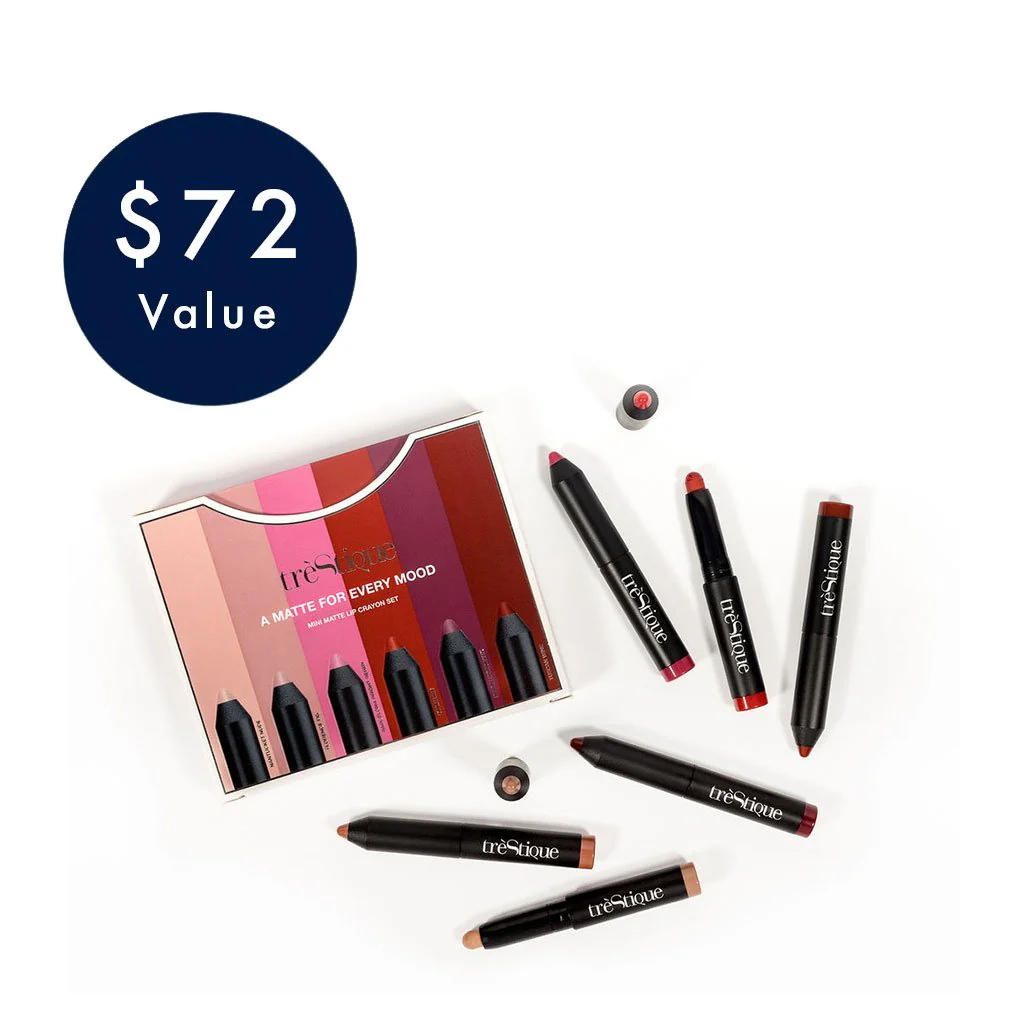 Trestique – A Matte For Every Mood (Mini Matte Lip Crayon Set)_img_0