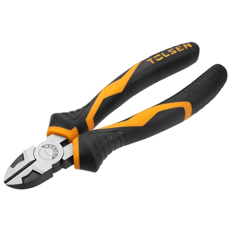 TOLSEN 10019 Diagonal Cutting Pliers, 7" (180mm), Industrial GRIPro Series, Model: 10019_img_1