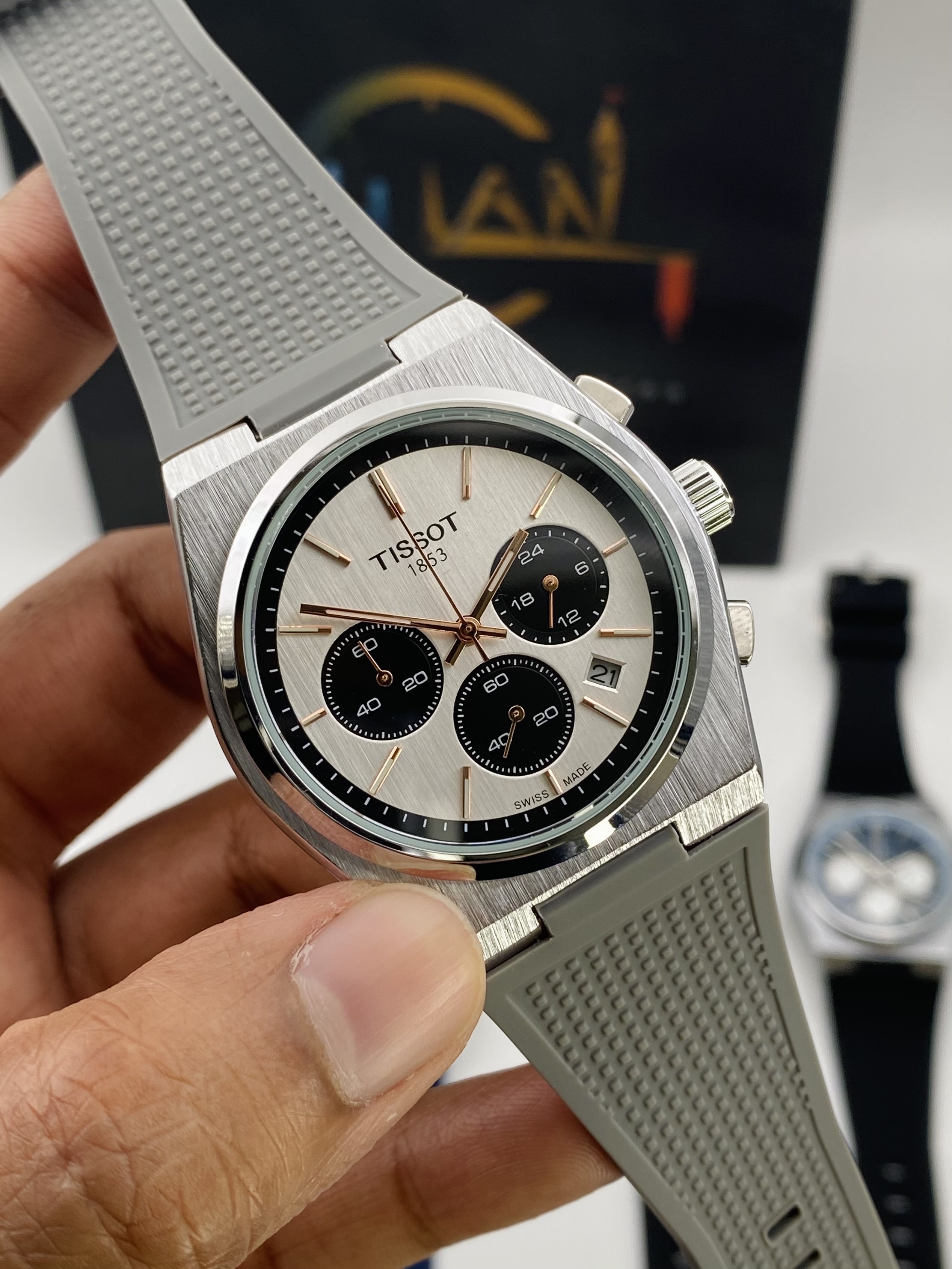 Tissot PRX Chronograph Rubber Strap 40mm._img_0