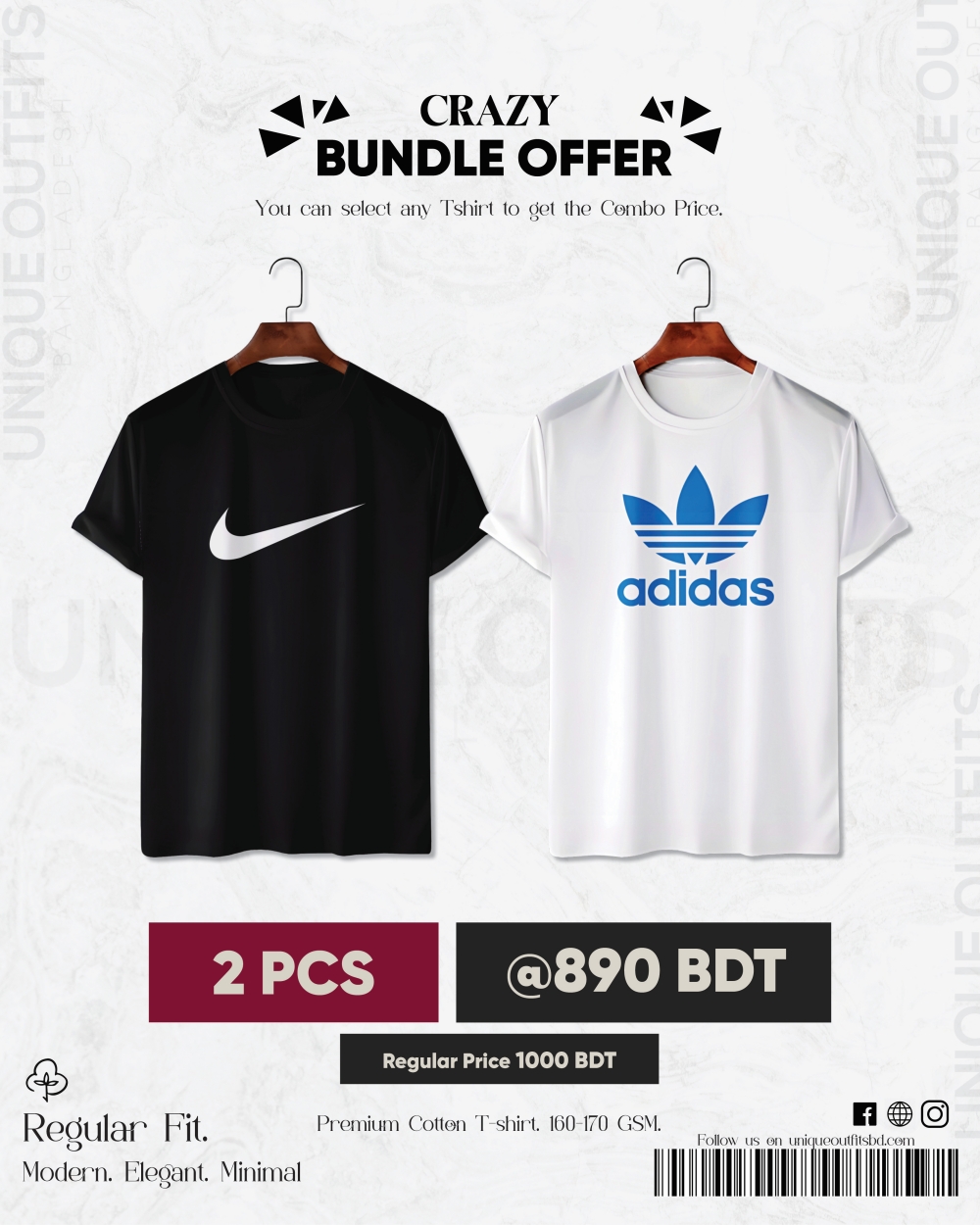 BR212 Premium Brand T-shirt