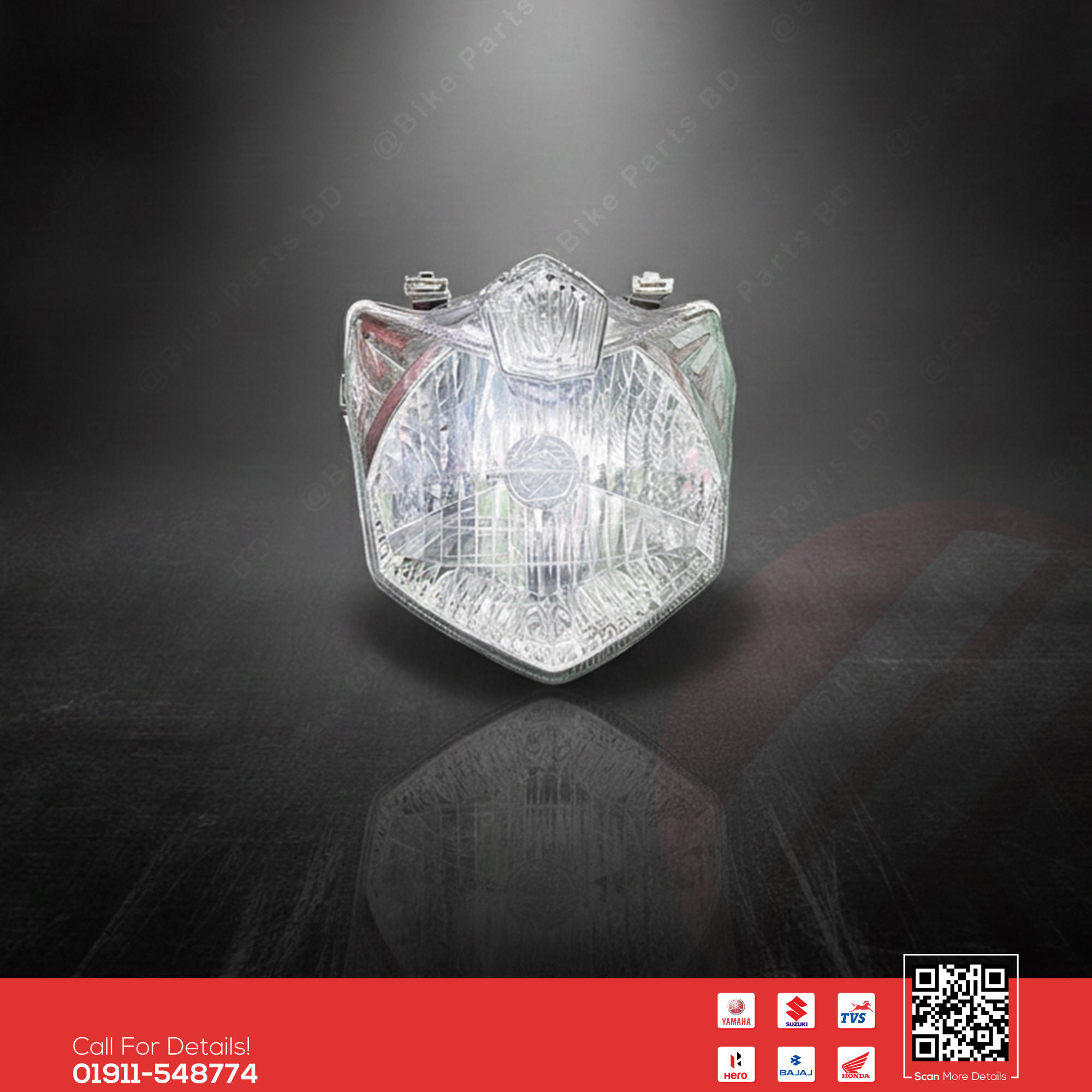 Headlight Assy for Yamaha Saluto 125 bike._img_0