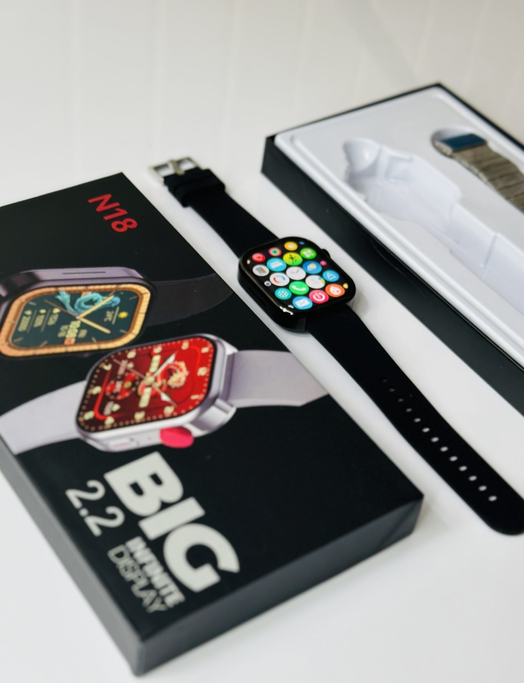 N 18  Latest  Smartwatch – Premium 2.2 inch Infinite  Colourful Bride Display 🔥_img_7