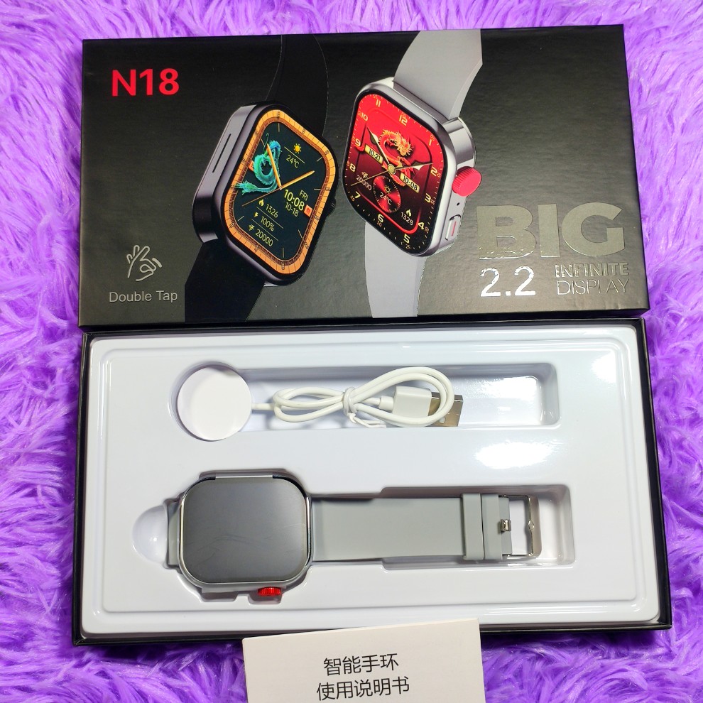 N 18  Latest  Smartwatch – Premium 2.2 inch Infinite  Colourful Bride Display 🔥_img_2